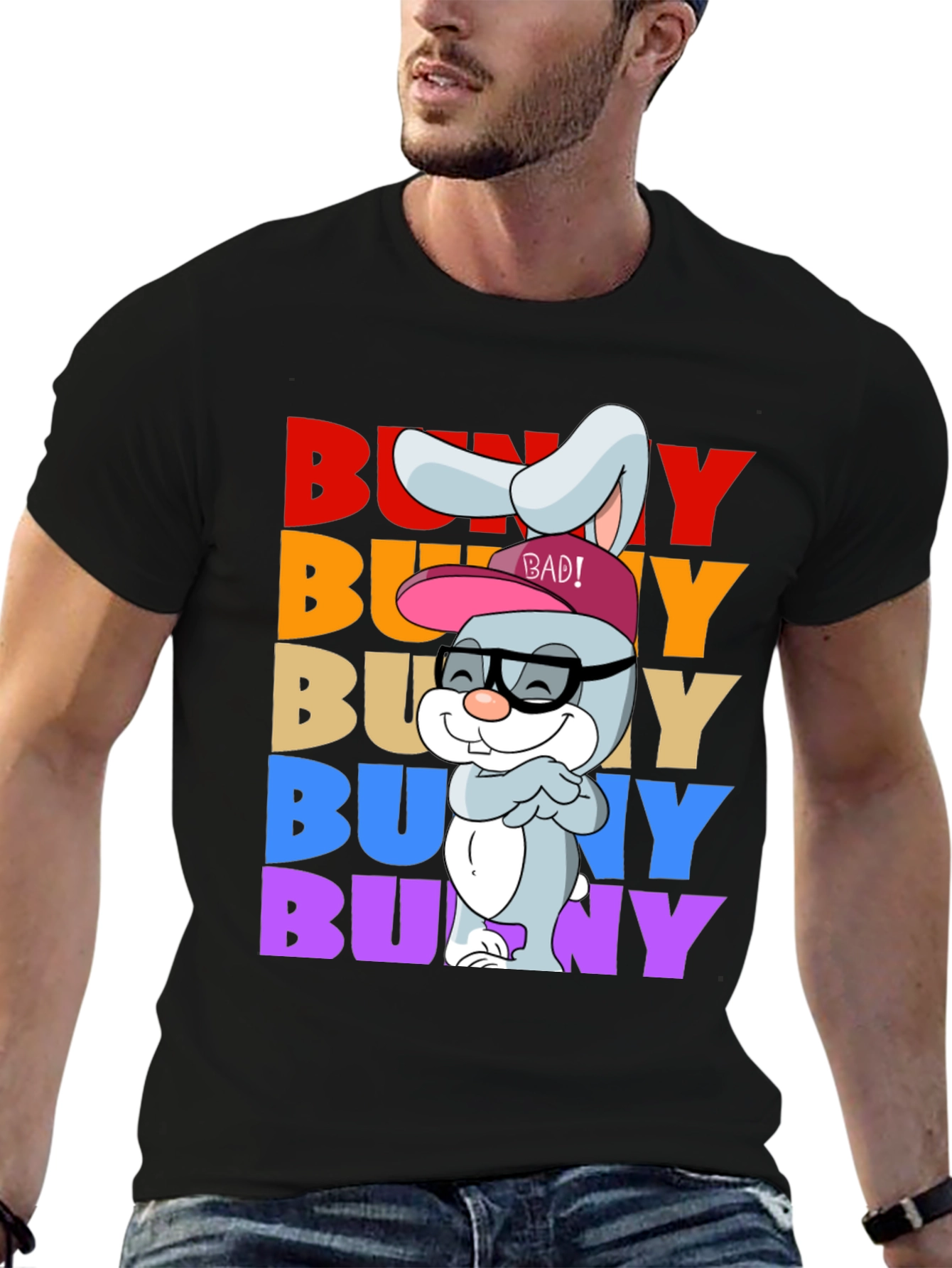 Cool Bunny Graphic Tee - Fun & Unique Design
