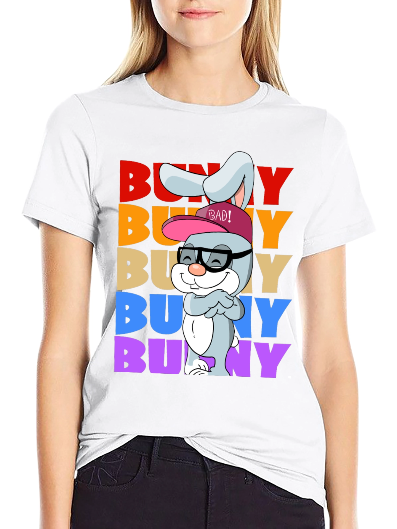 Cool Bunny Graphic Tee - Fun & Unique Design