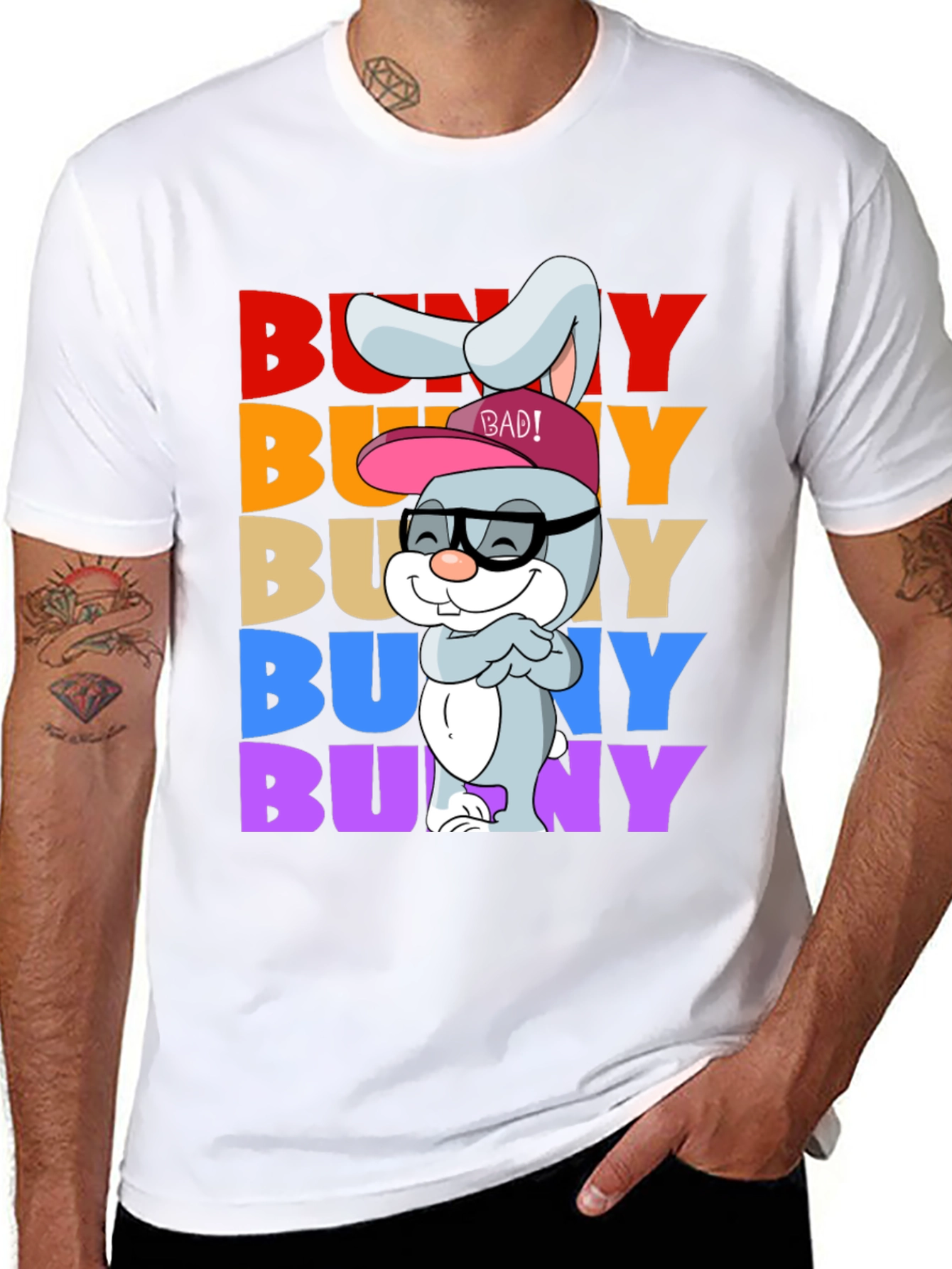 Cool Bunny Graphic Tee - Fun & Unique Design