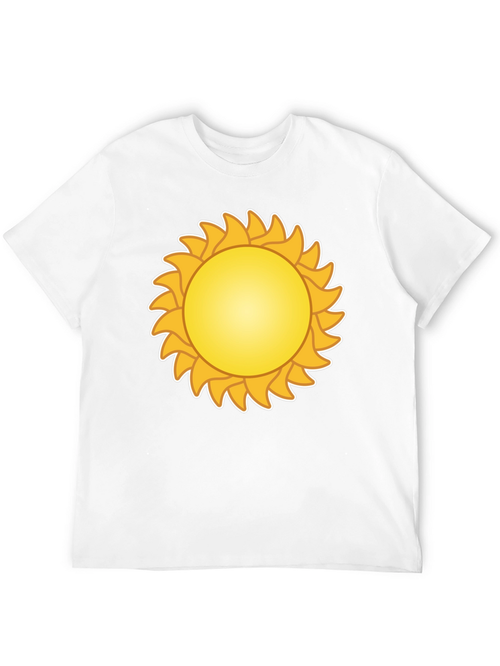 Sunny Graphic Tee - Black Cotton Blend