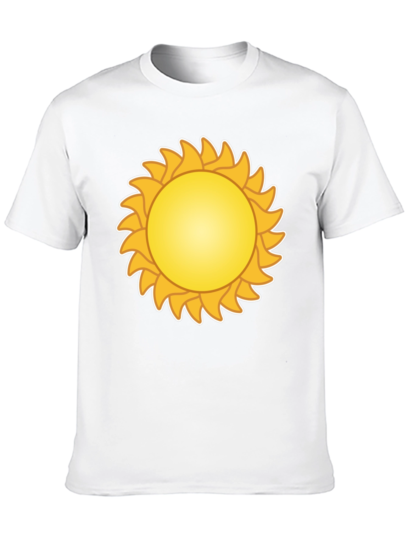 Sunny Graphic Tee - Black Cotton Blend