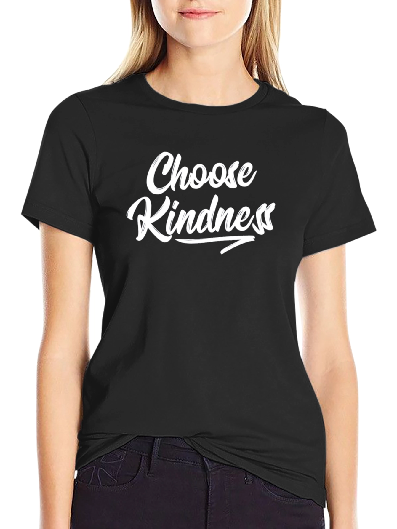 Choose Kindness Graphic T-Shirt - Black