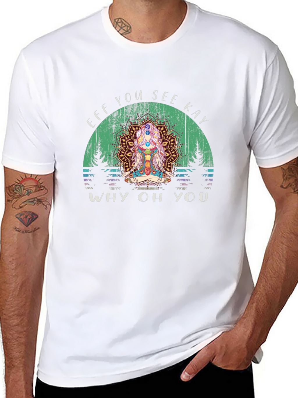 Eff You See Kay Yoga Chakra T-Shirt