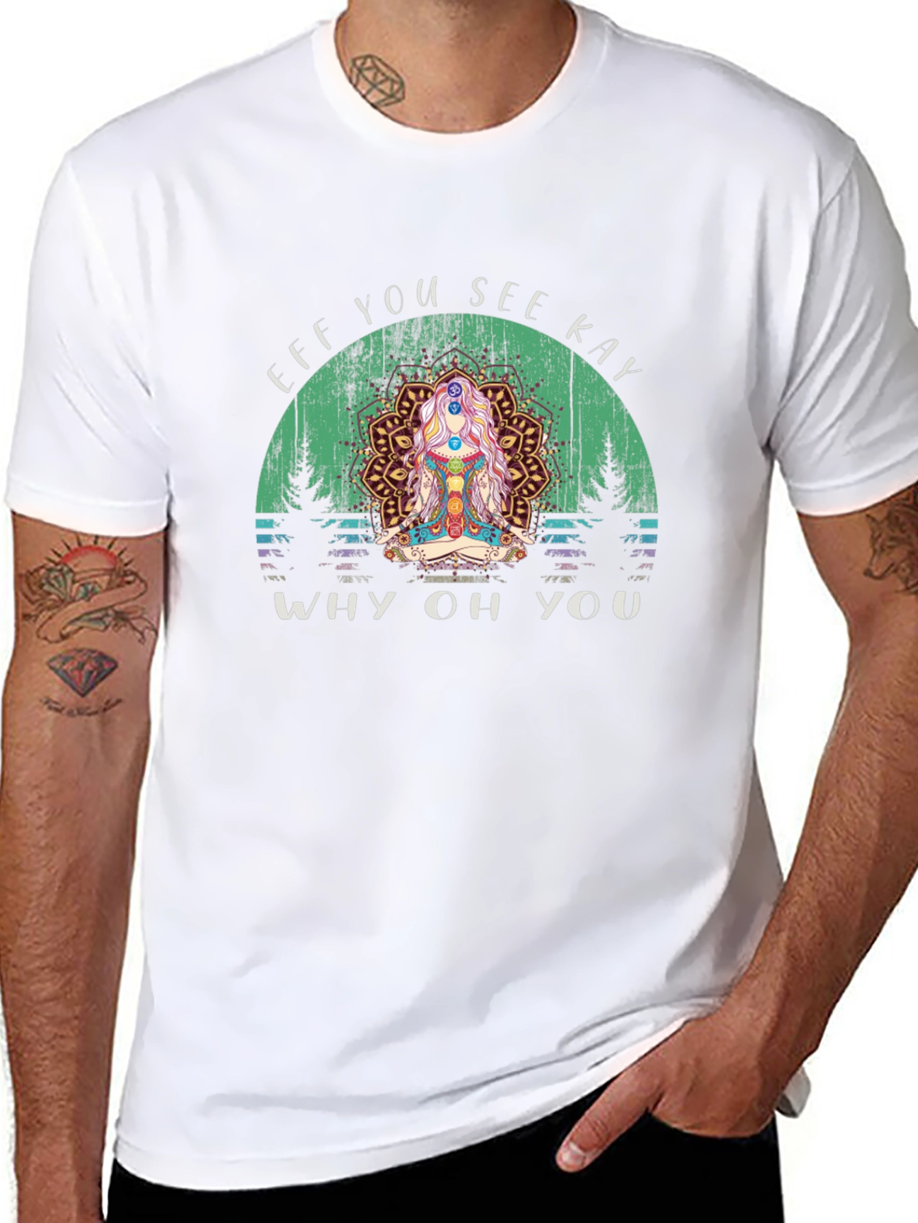 Eff You See Kay Yoga Chakra T-Shirt