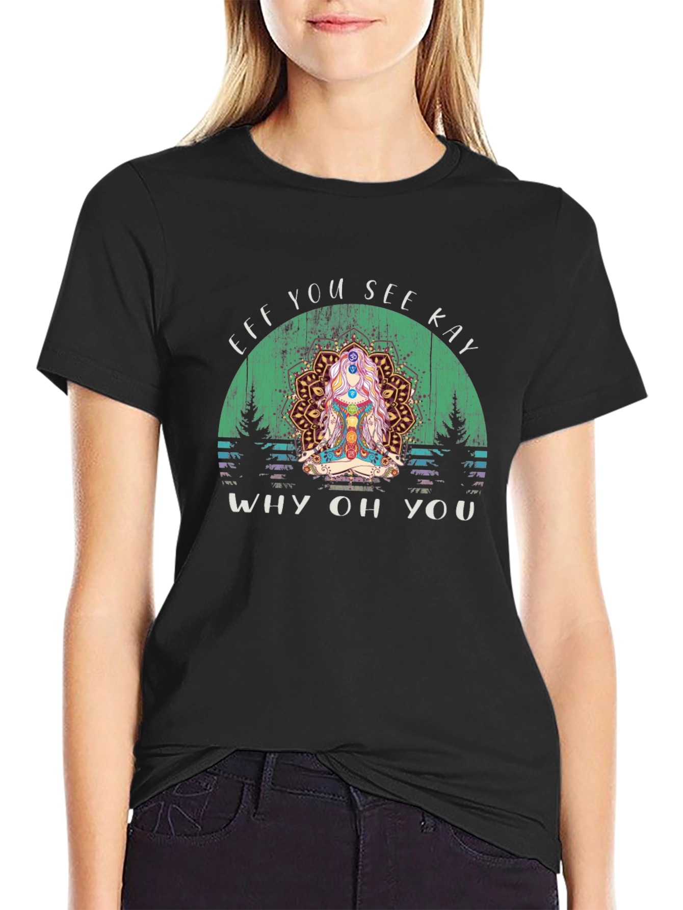 Eff You See Kay Yoga Chakra T-Shirt