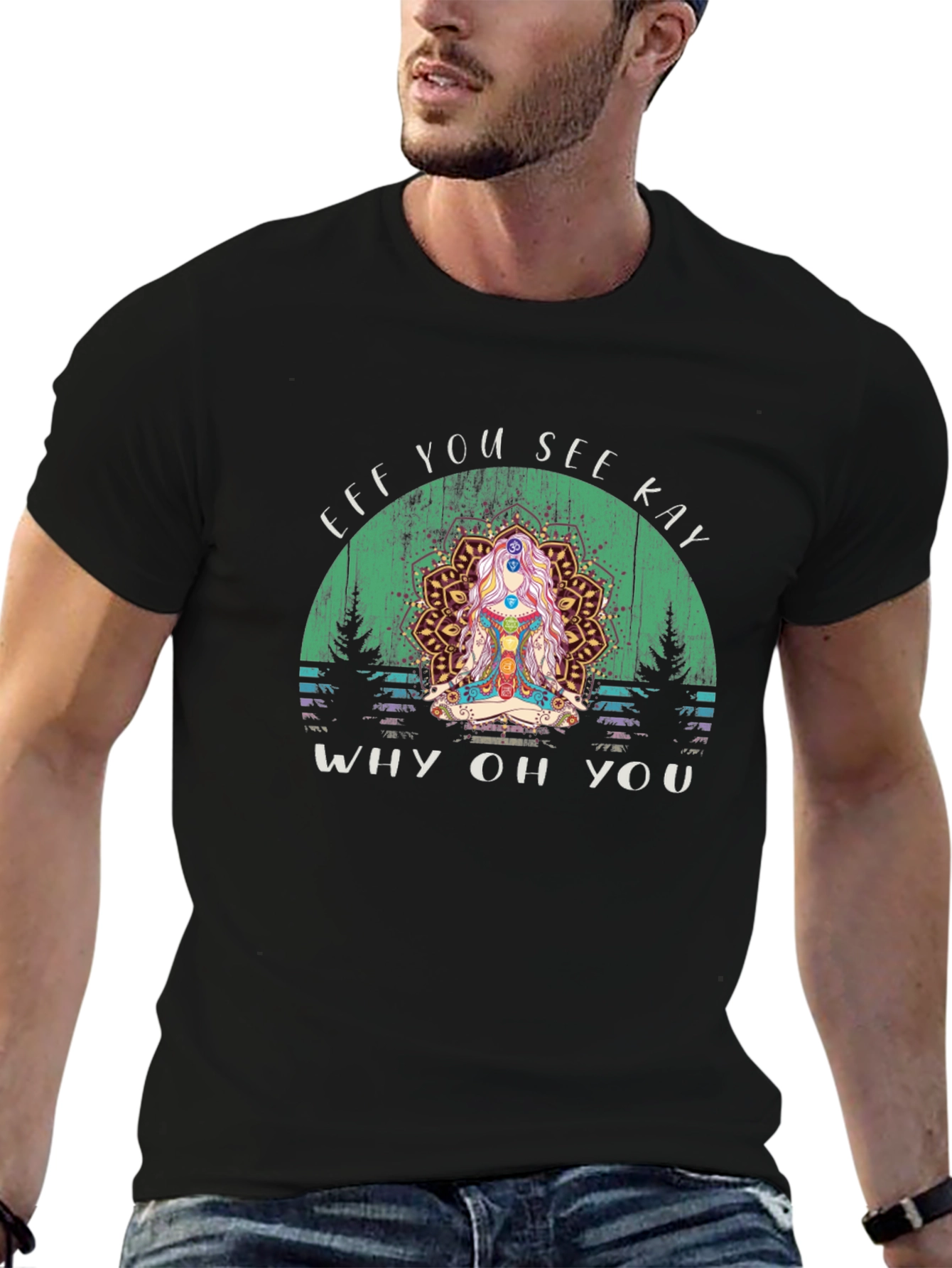Eff You See Kay Yoga Chakra T-Shirt