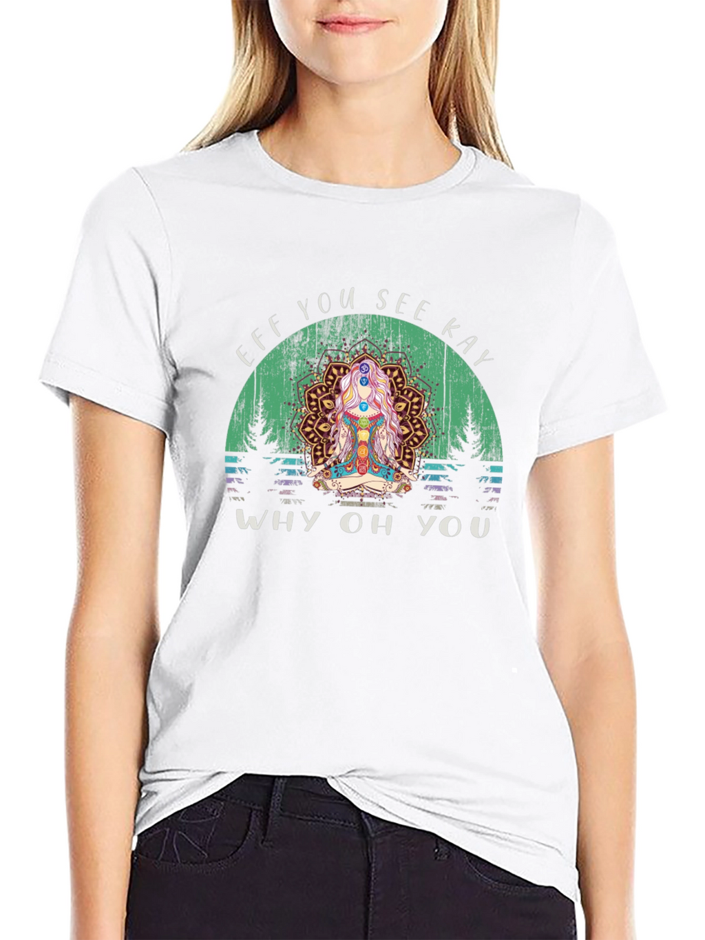 Eff You See Kay Yoga Chakra T-Shirt
