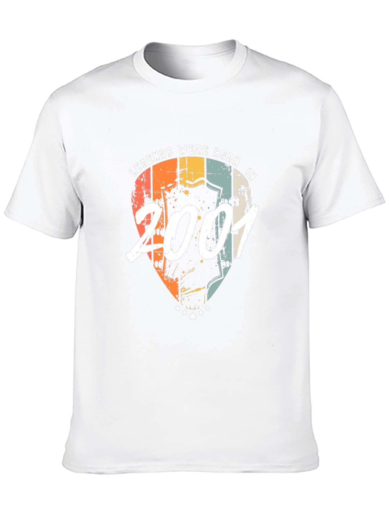 Legends Born in 2001 Guitar Pick Graphic Tee