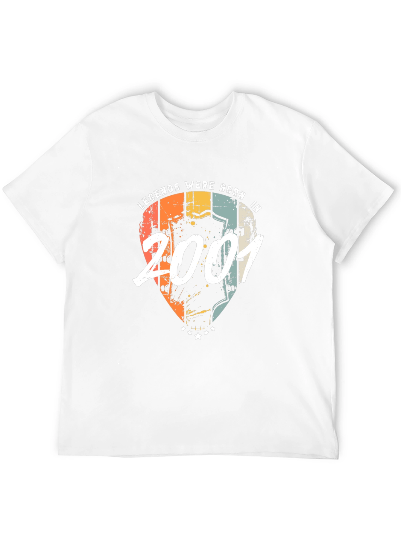 Legends Born in 2001 Guitar Pick Graphic Tee