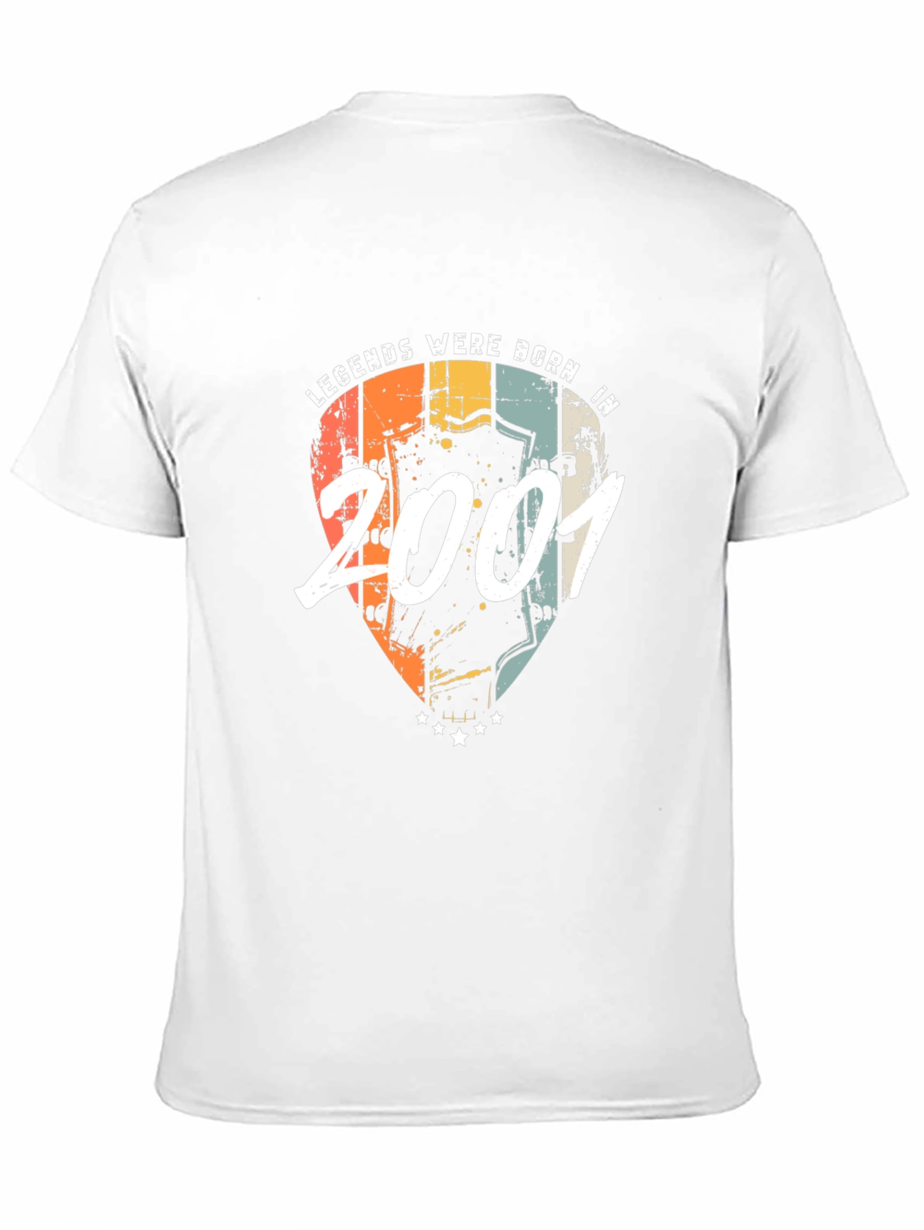 Legends Born in 2001 Guitar Pick Graphic Tee