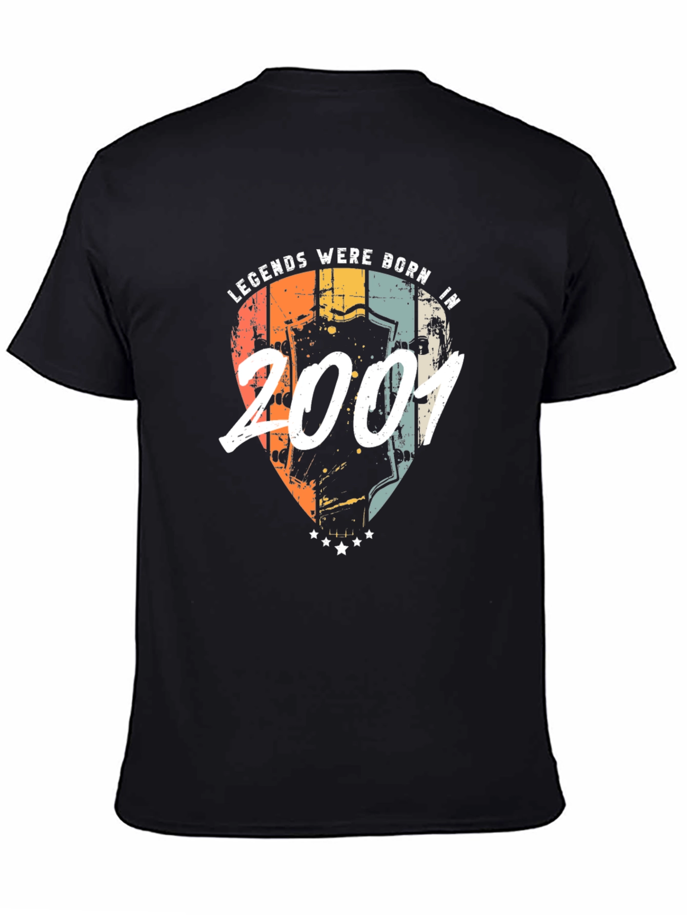 Legends Born in 2001 Guitar Pick Graphic Tee