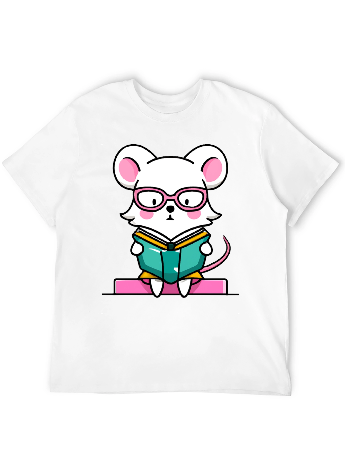 Bookworm Mouse Graphic Tee