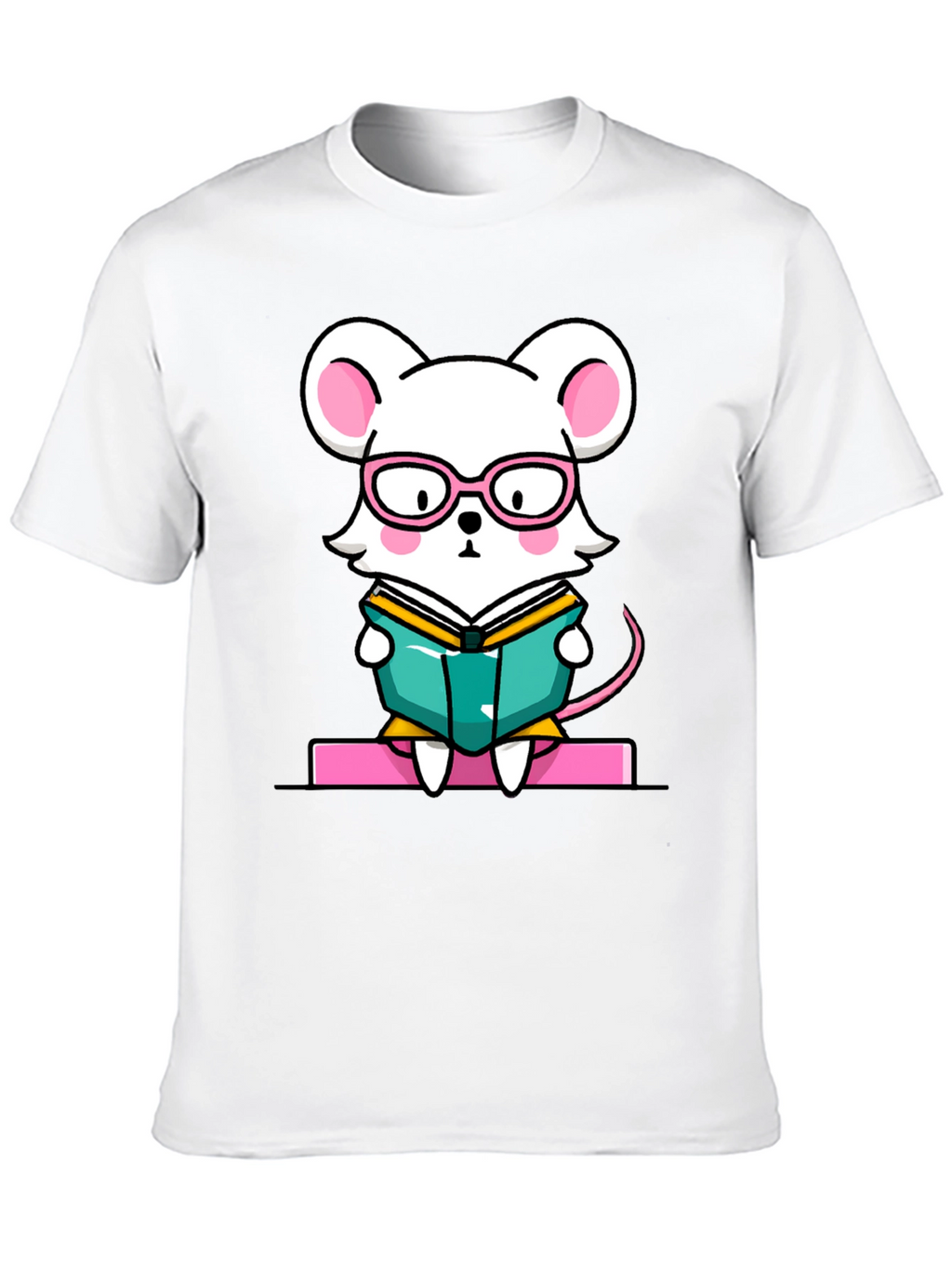 Bookworm Mouse Graphic Tee