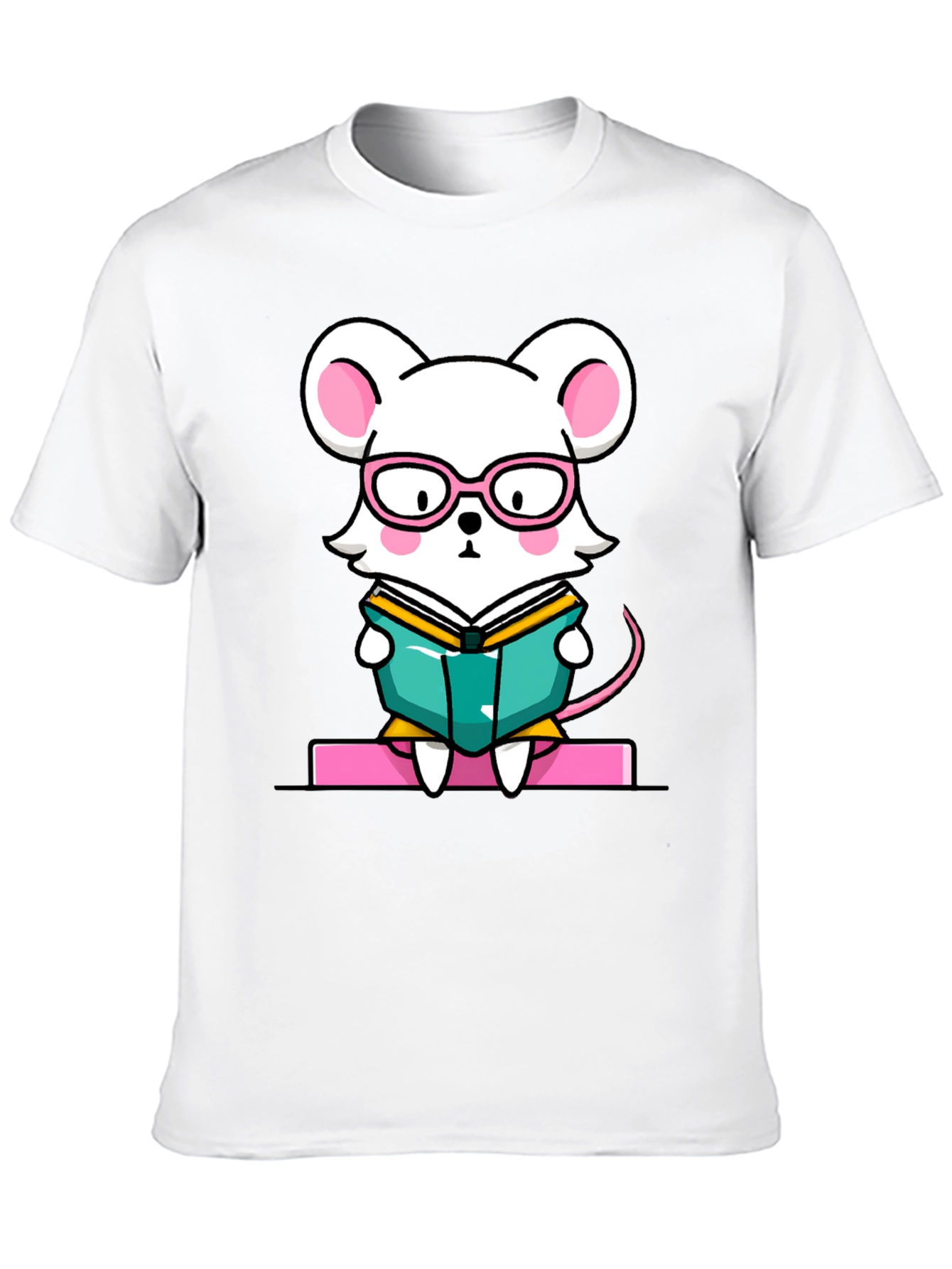 Bookworm Mouse Graphic Tee