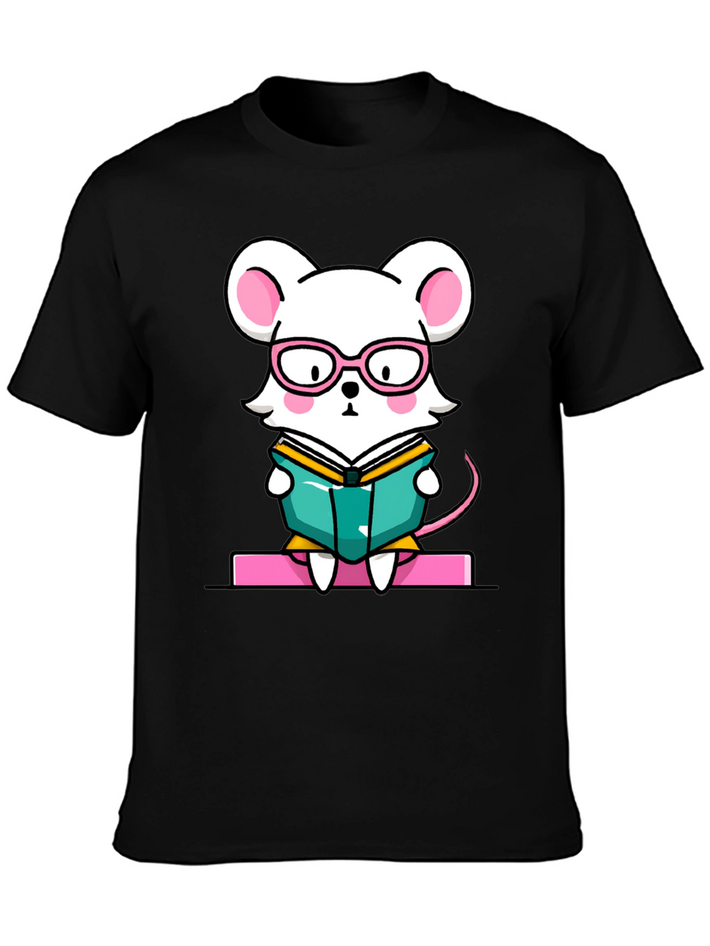 Bookworm Mouse Graphic Tee