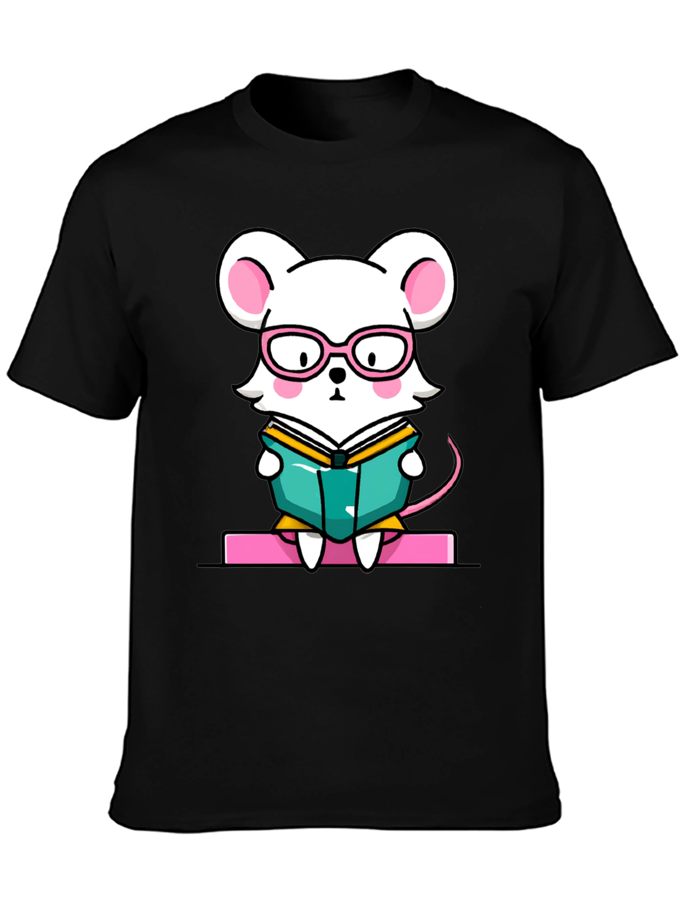 Bookworm Mouse Graphic Tee