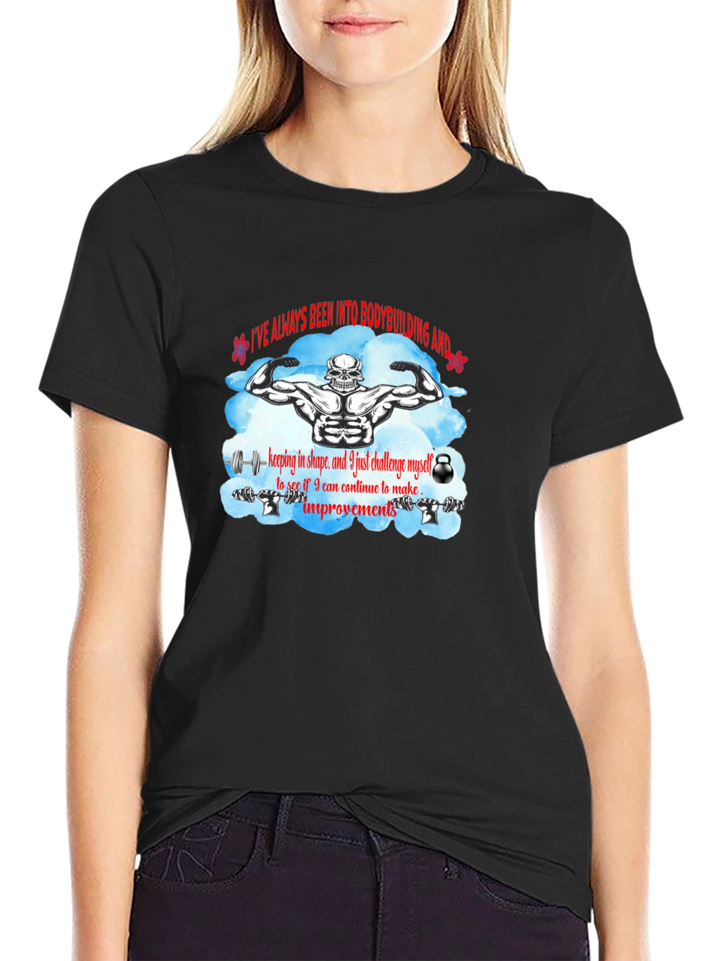 Bodybuilding T-Shirt: Challenge Yourself!