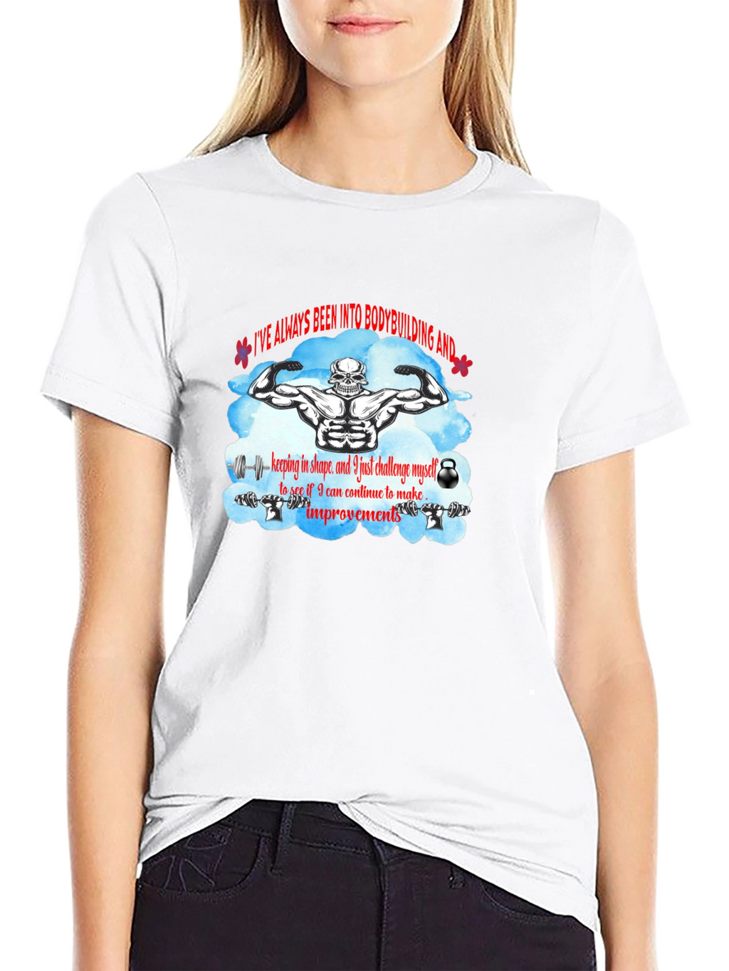 Bodybuilding T-Shirt: Challenge Yourself!