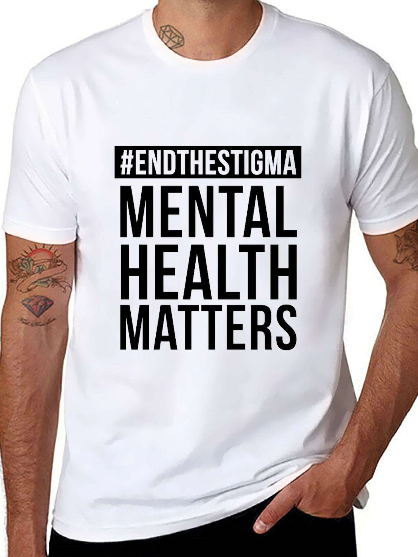 End The Stigma Mental Health Matters T-Shirt