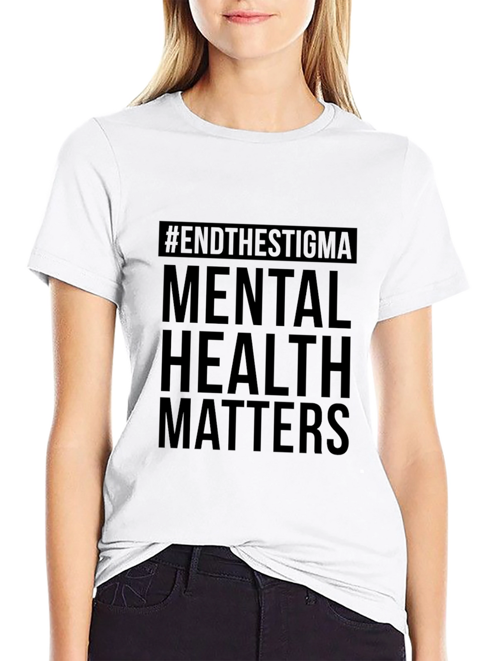 End The Stigma Mental Health Matters T-Shirt