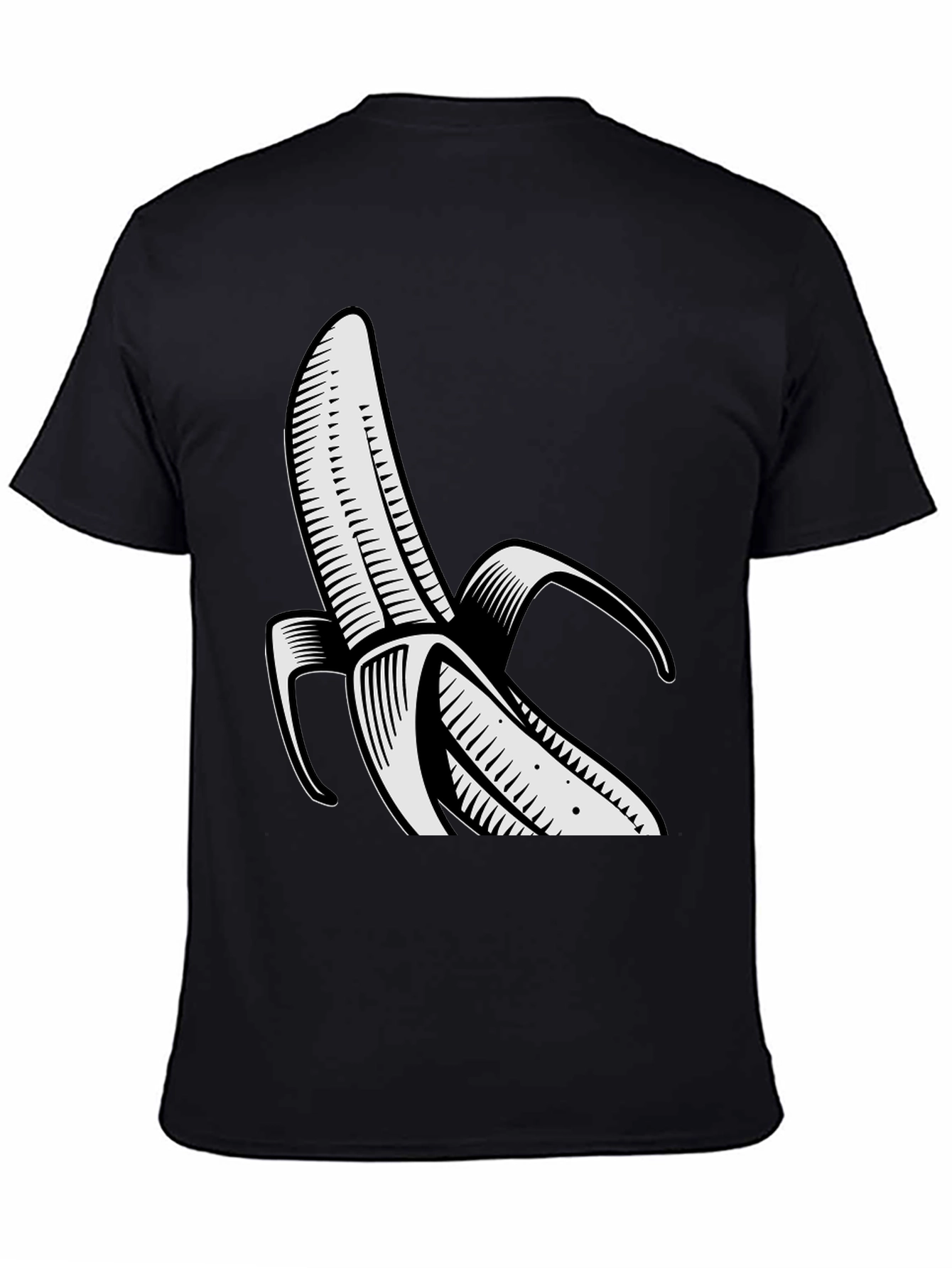 Banana Graphic Black T-Shirt - Unisex Cool Design