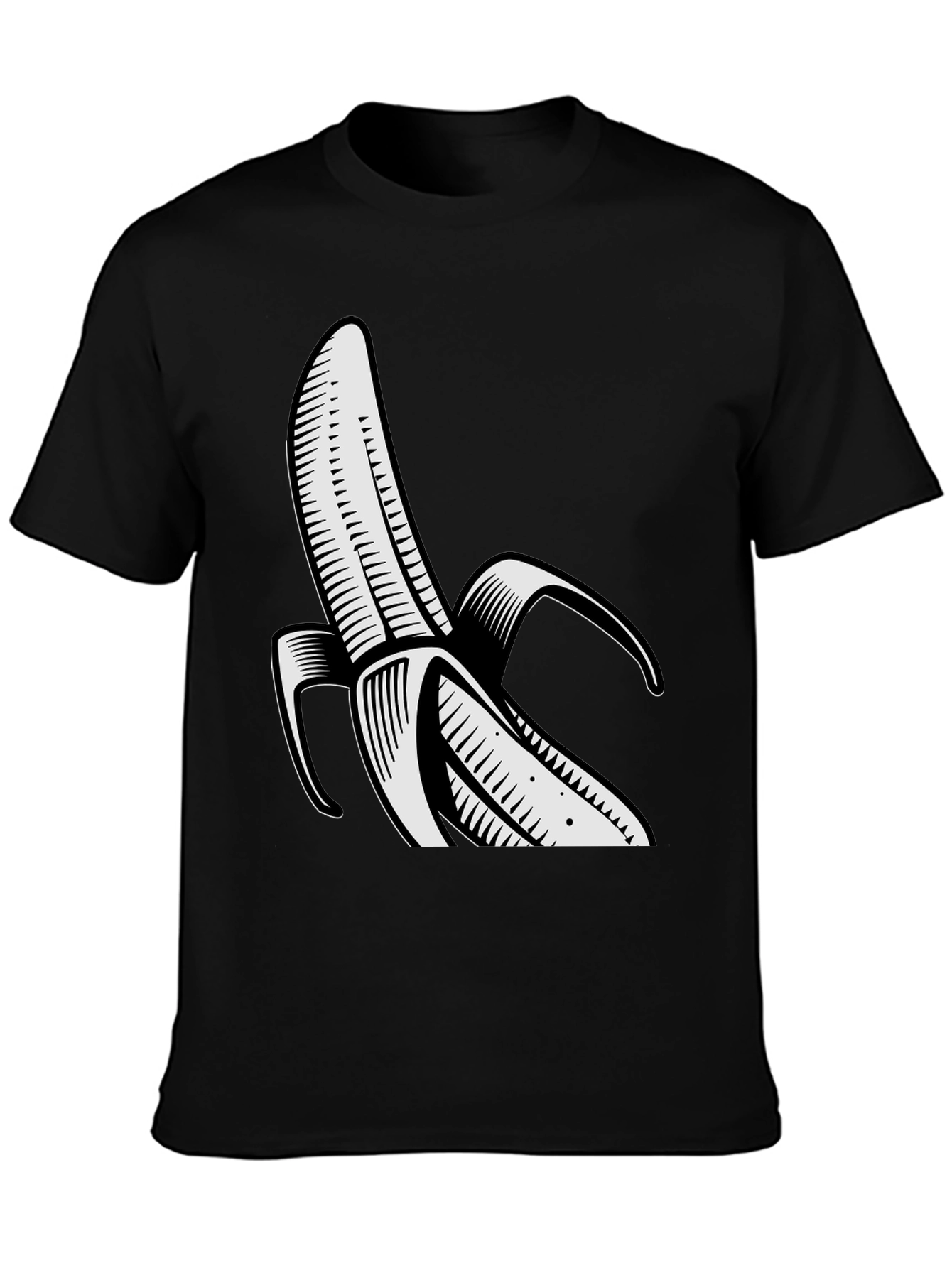 Banana Graphic Black T-Shirt - Unisex Cool Design