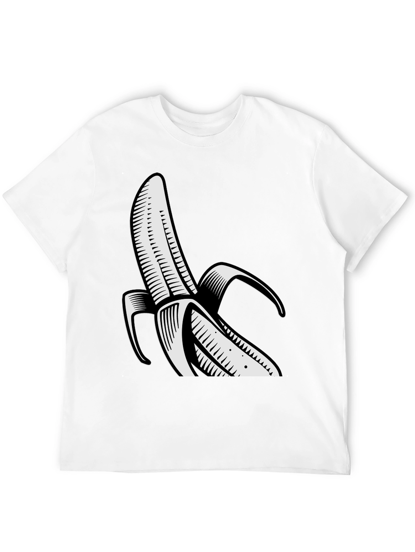 Banana Graphic Black T-Shirt - Unisex Cool Design