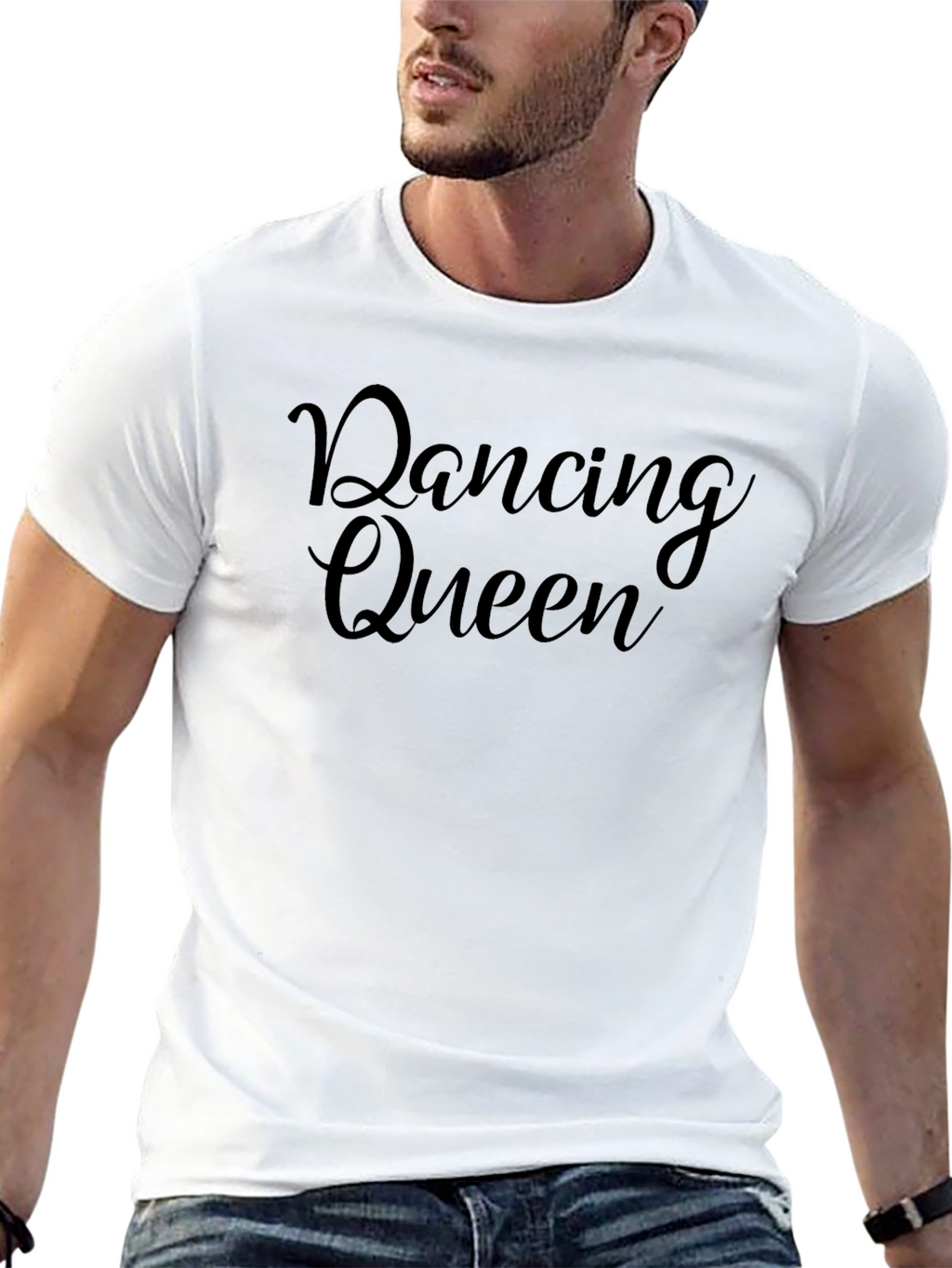 Dancing Queen Black Graphic Tee Shirt