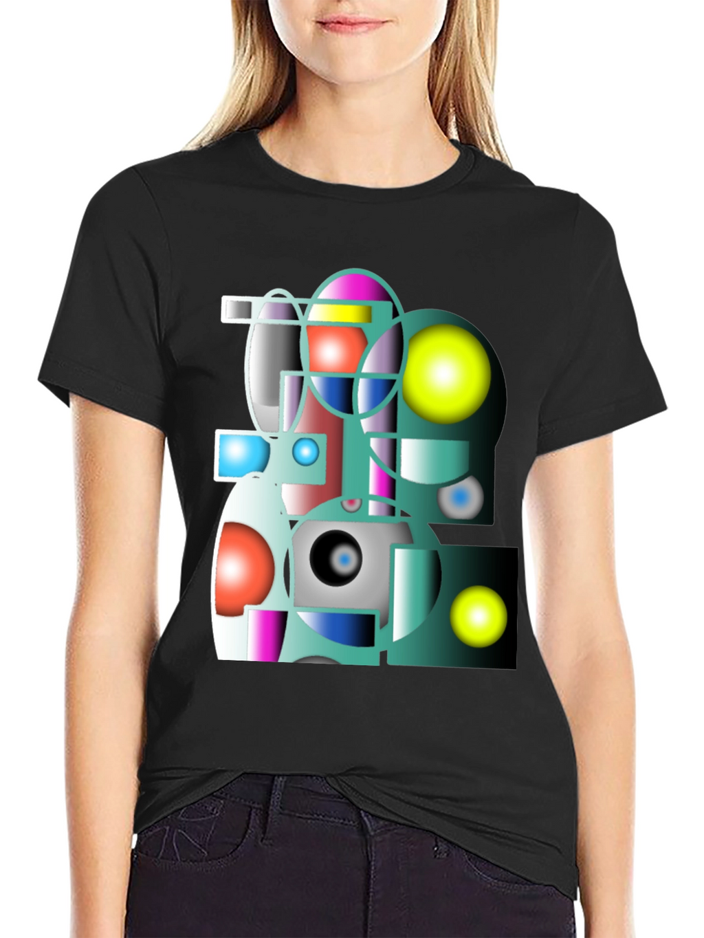 Abstract Geometric Graphic Tee