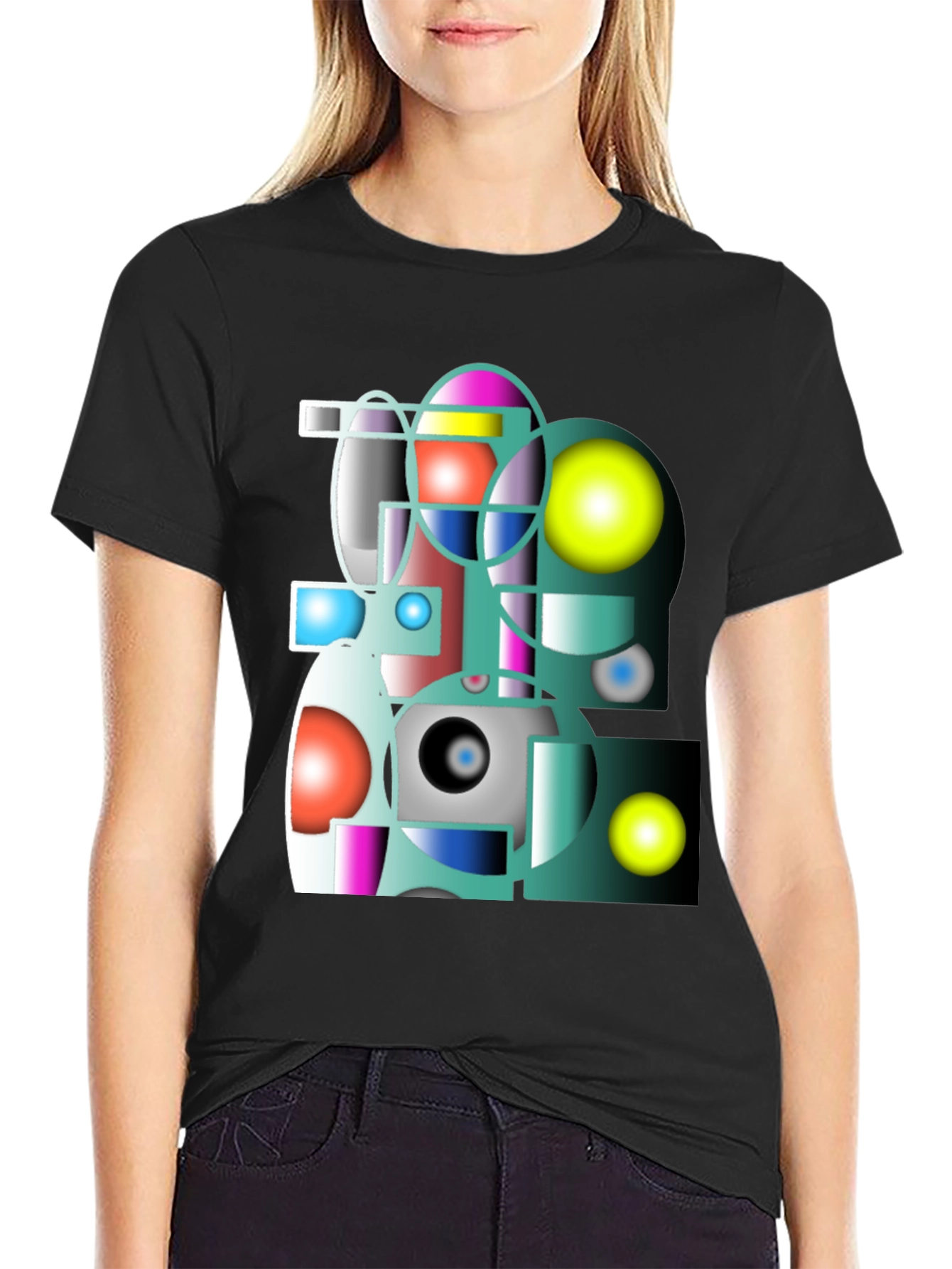 Abstract Geometric Graphic Tee