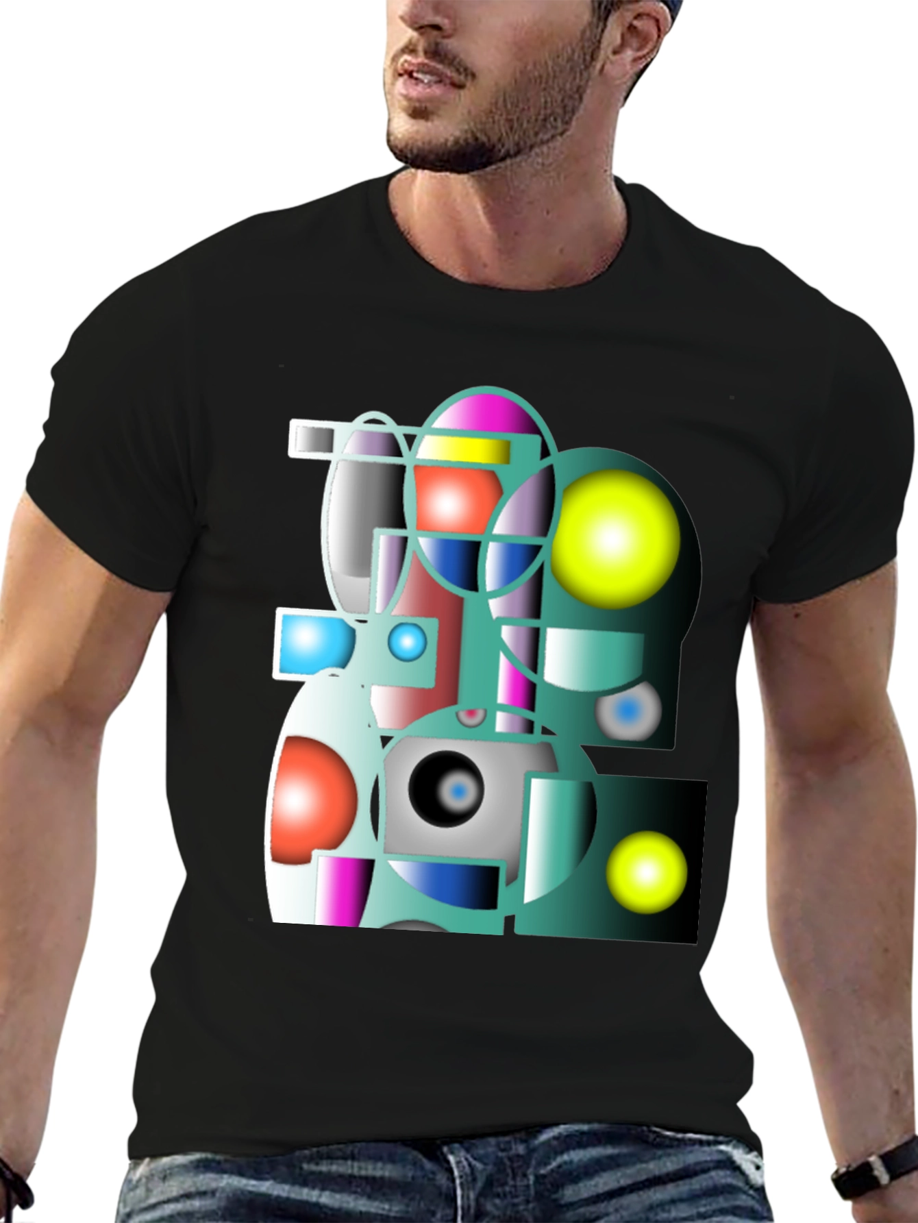 Abstract Geometric Graphic Tee