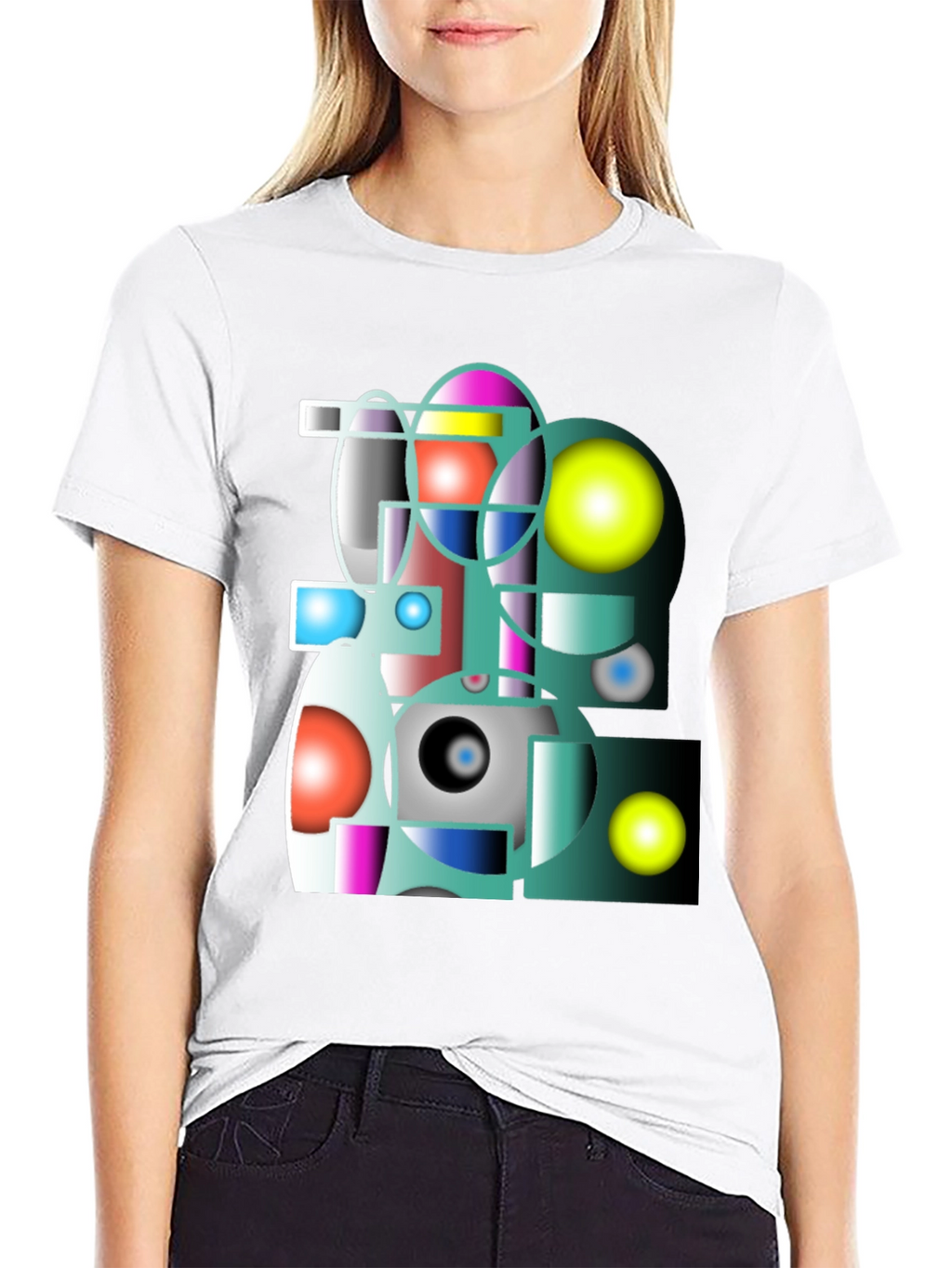 Abstract Geometric Graphic Tee