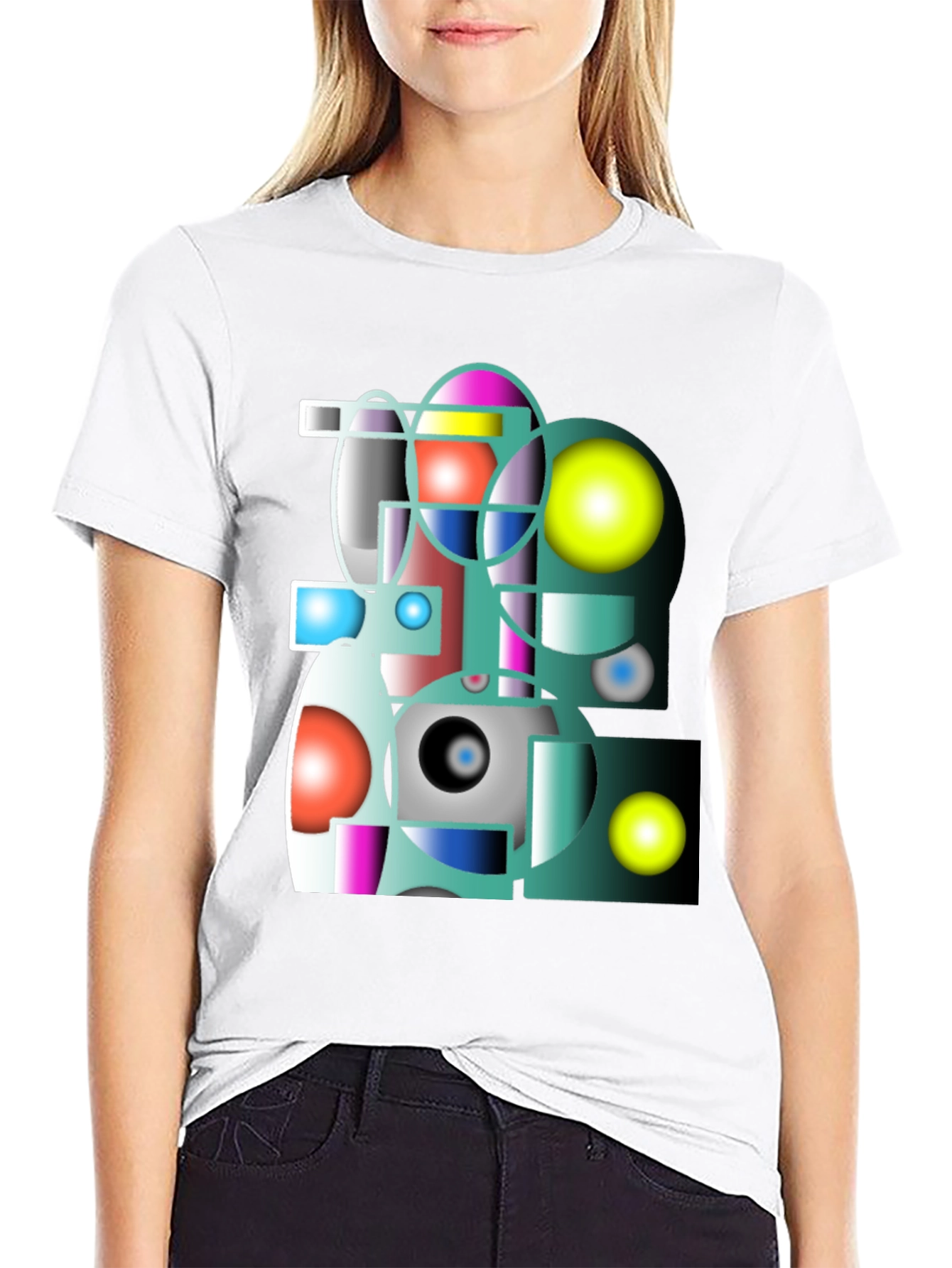 Abstract Geometric Graphic Tee