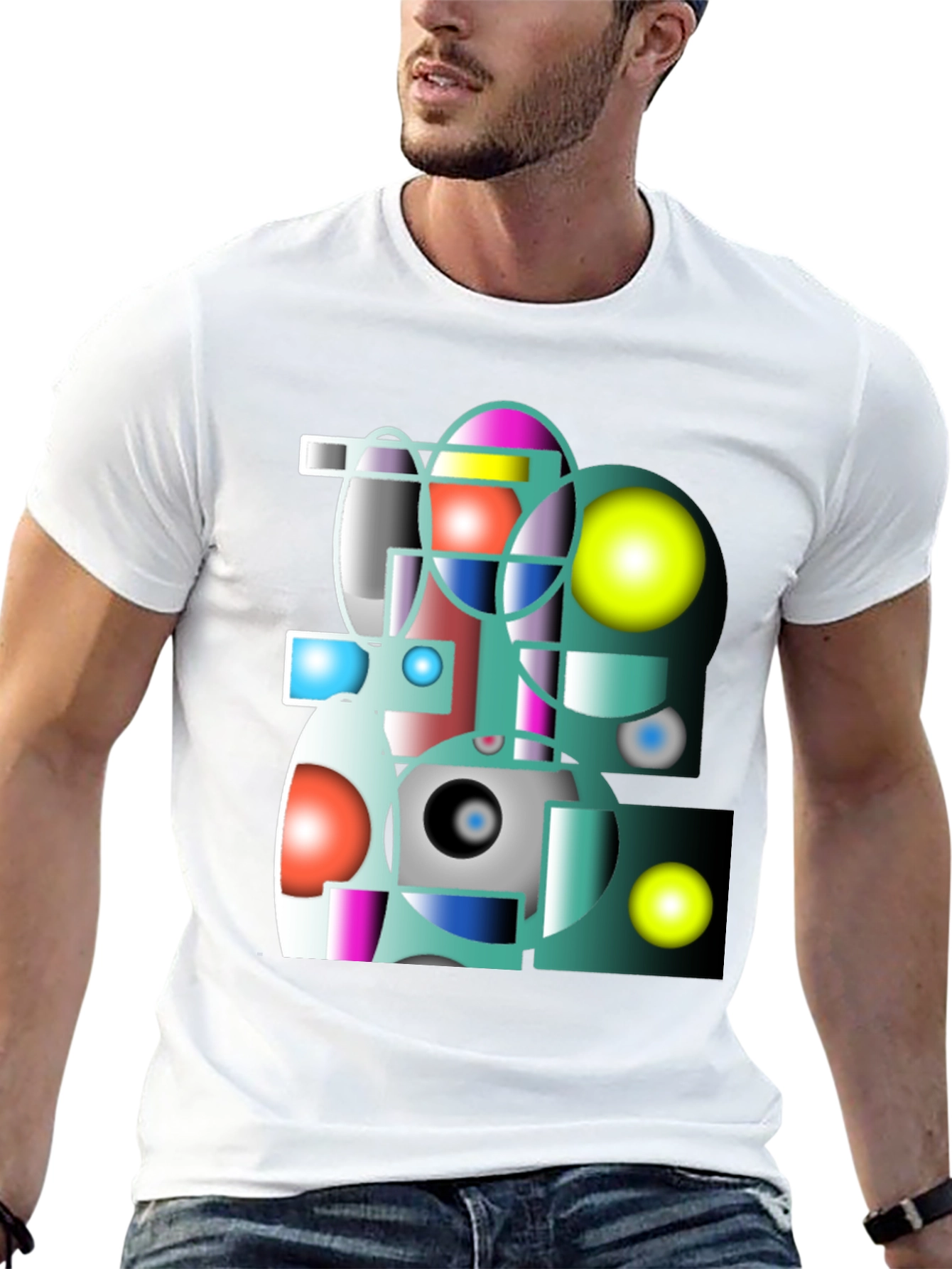 Abstract Geometric Graphic Tee
