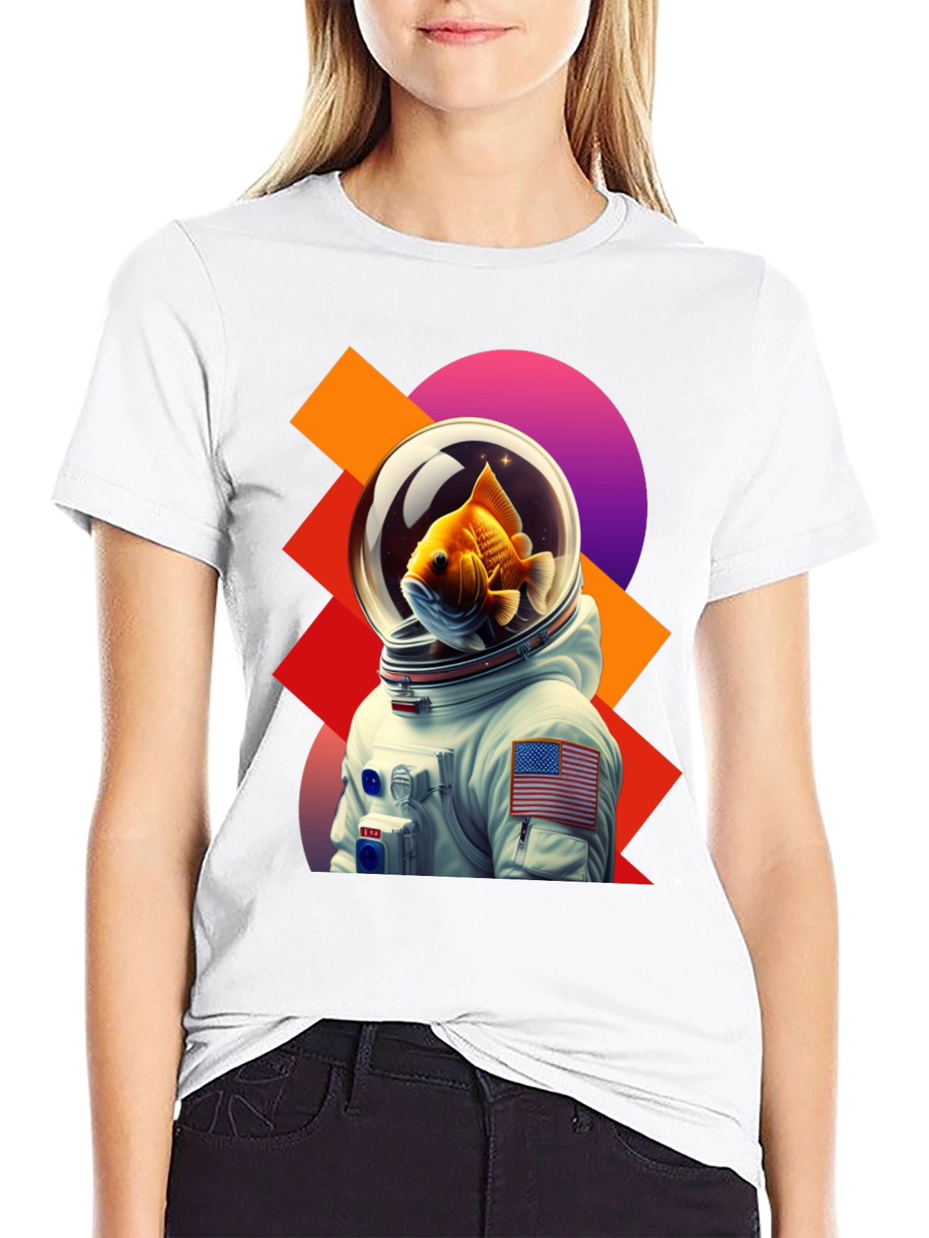 Astronaut Goldfish Graphic Tee