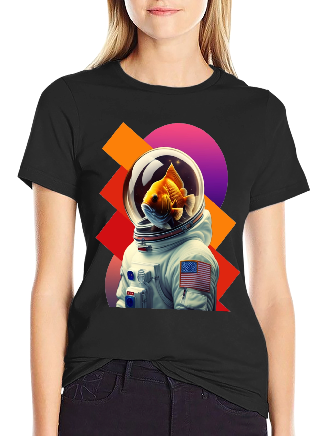 Astronaut Goldfish Graphic Tee