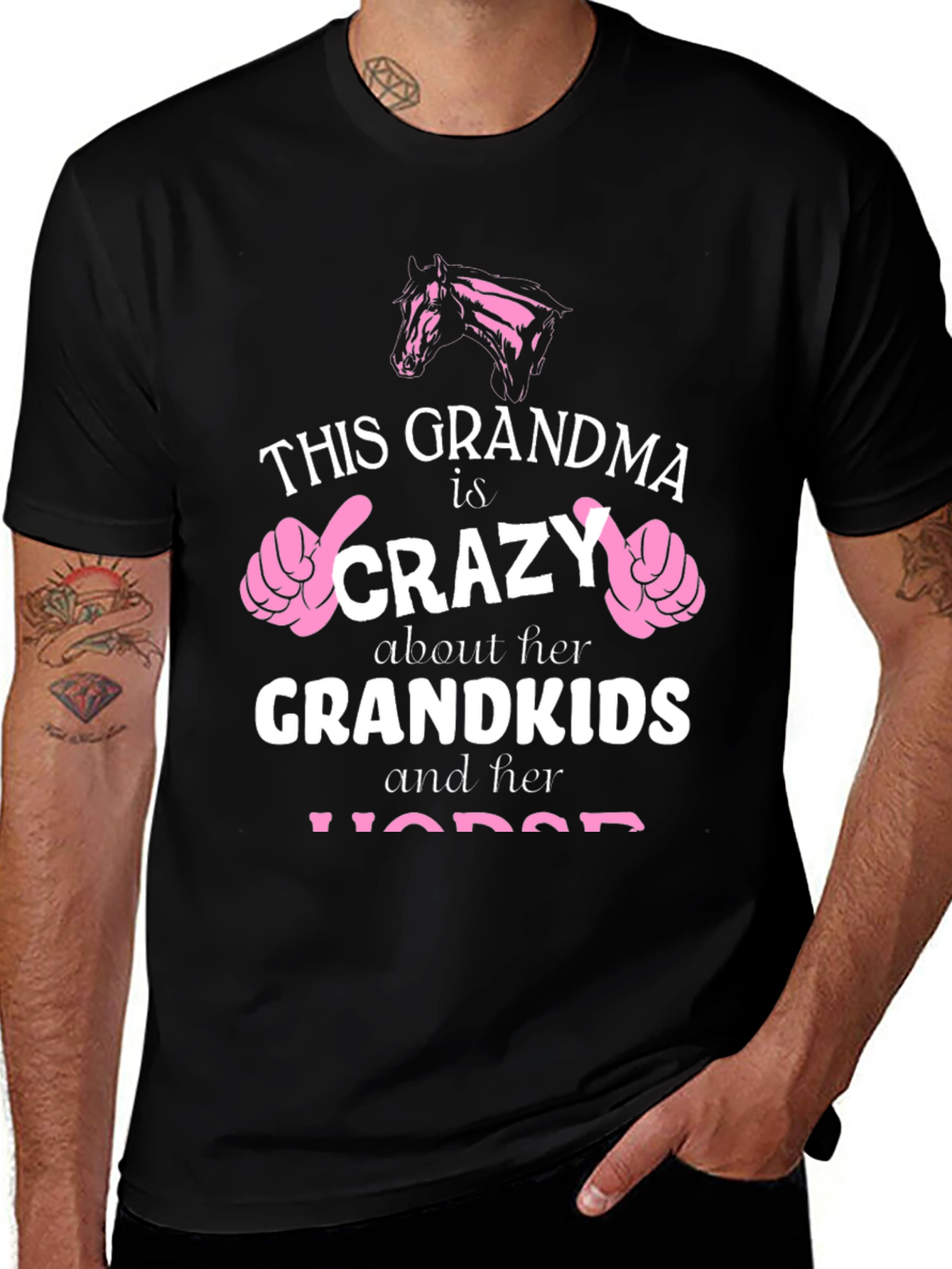 Crazy Grandma Horse T-Shirt
