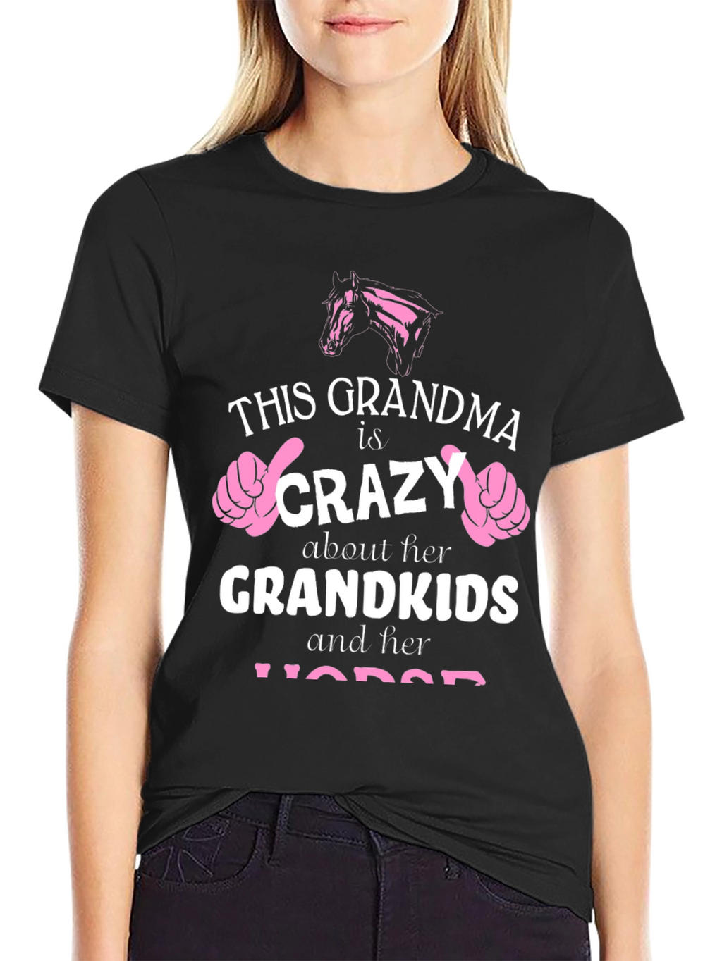 Crazy Grandma Horse T-Shirt