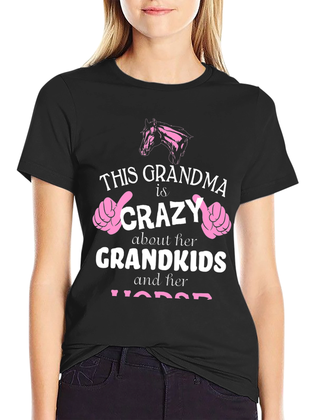 Crazy Grandma Horse T-Shirt