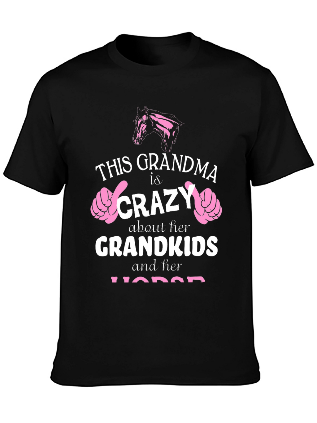 Crazy Grandma Horse T-Shirt