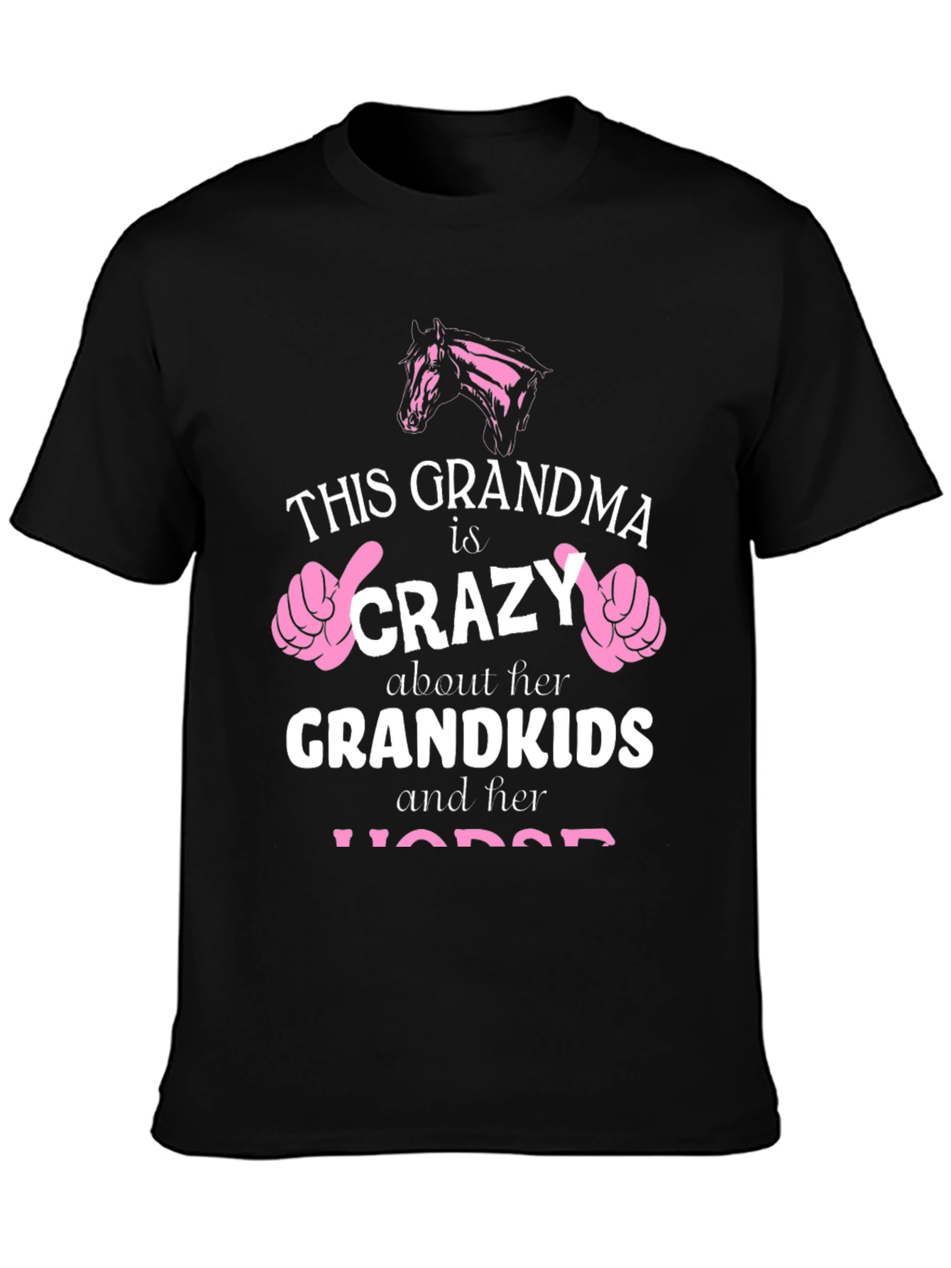 Crazy Grandma Horse T-Shirt