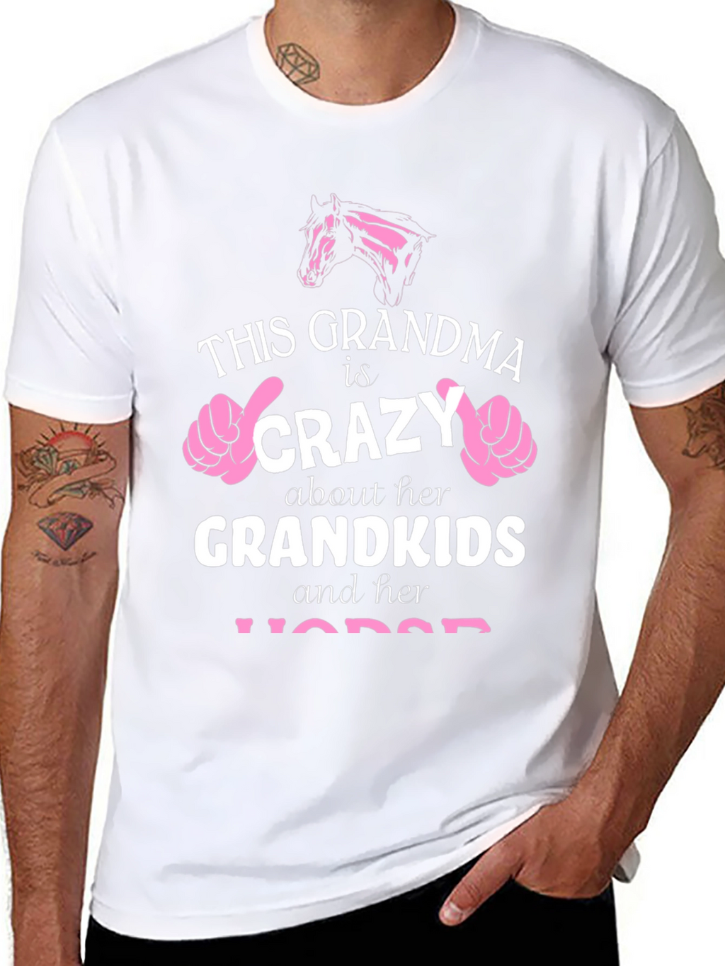 Crazy Grandma Horse T-Shirt