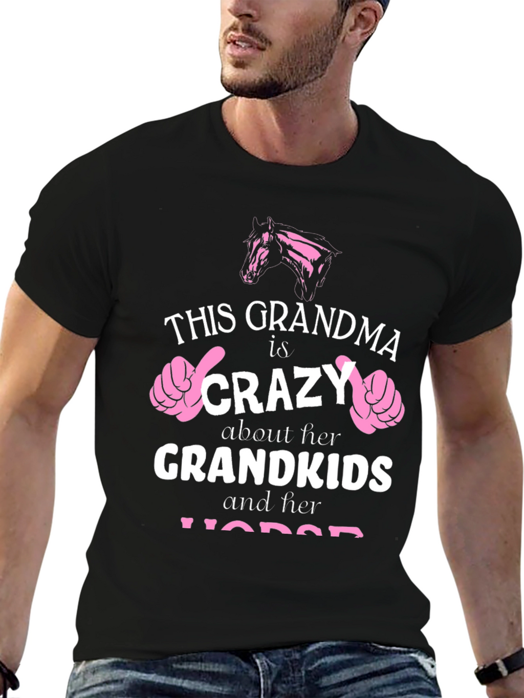 Crazy Grandma Horse T-Shirt