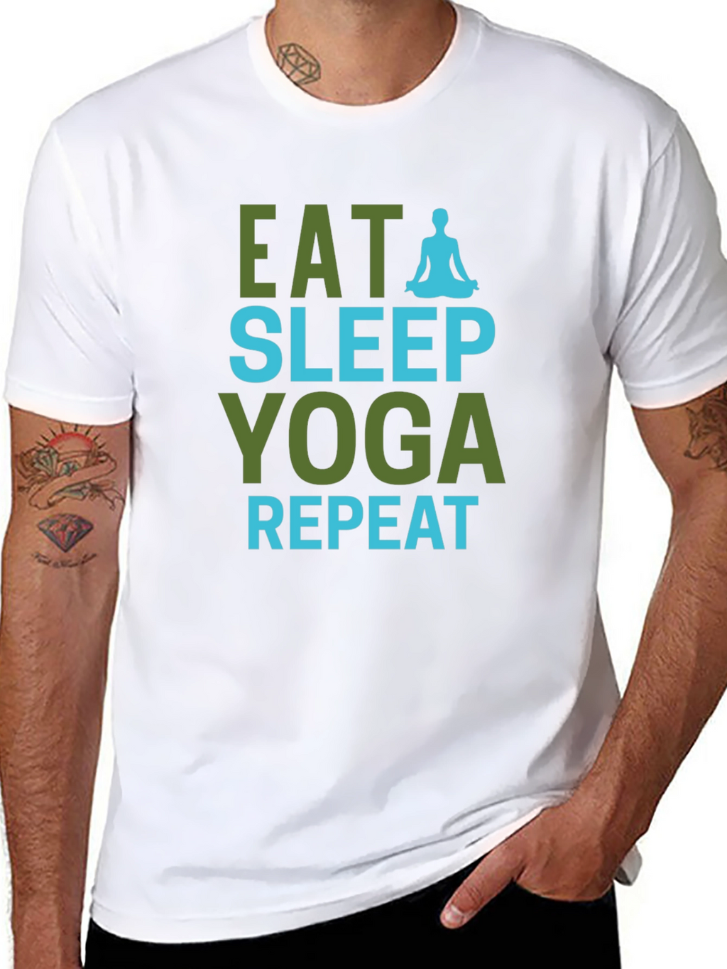 Eat Sleep Yoga Repeat T-Shirt