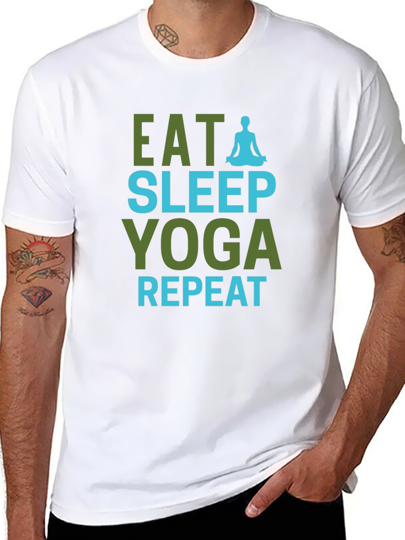 Eat Sleep Yoga Repeat T-Shirt