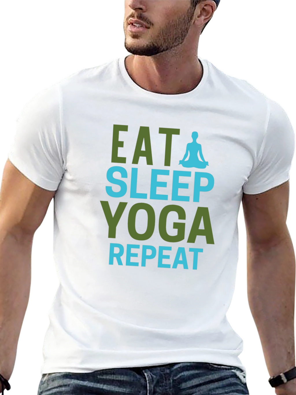 Eat Sleep Yoga Repeat T-Shirt