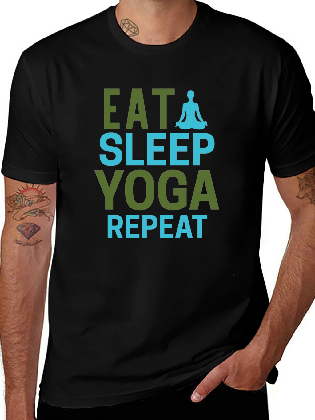 Eat Sleep Yoga Repeat T-Shirt