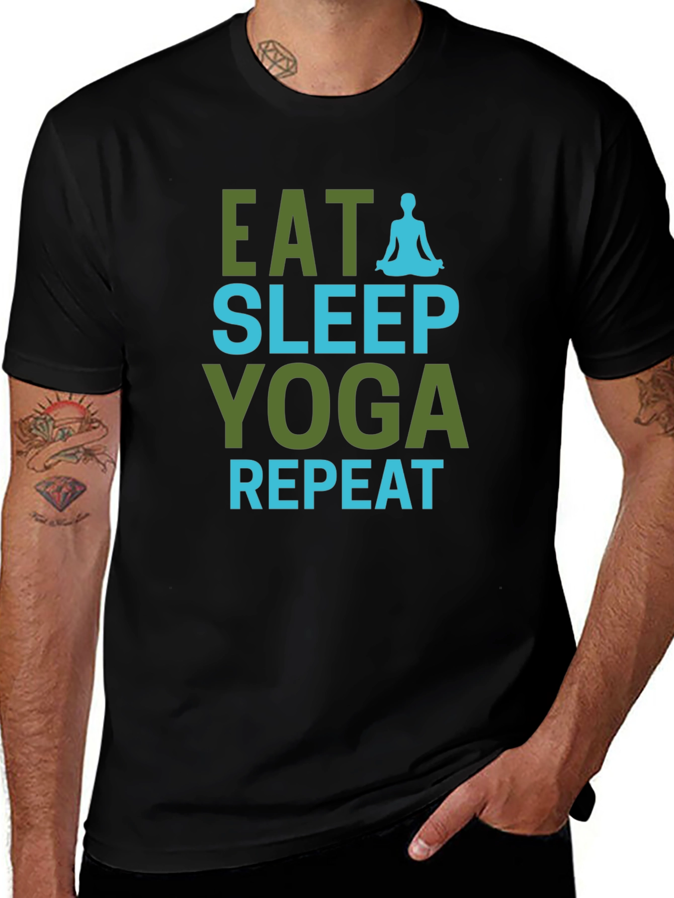 Eat Sleep Yoga Repeat T-Shirt