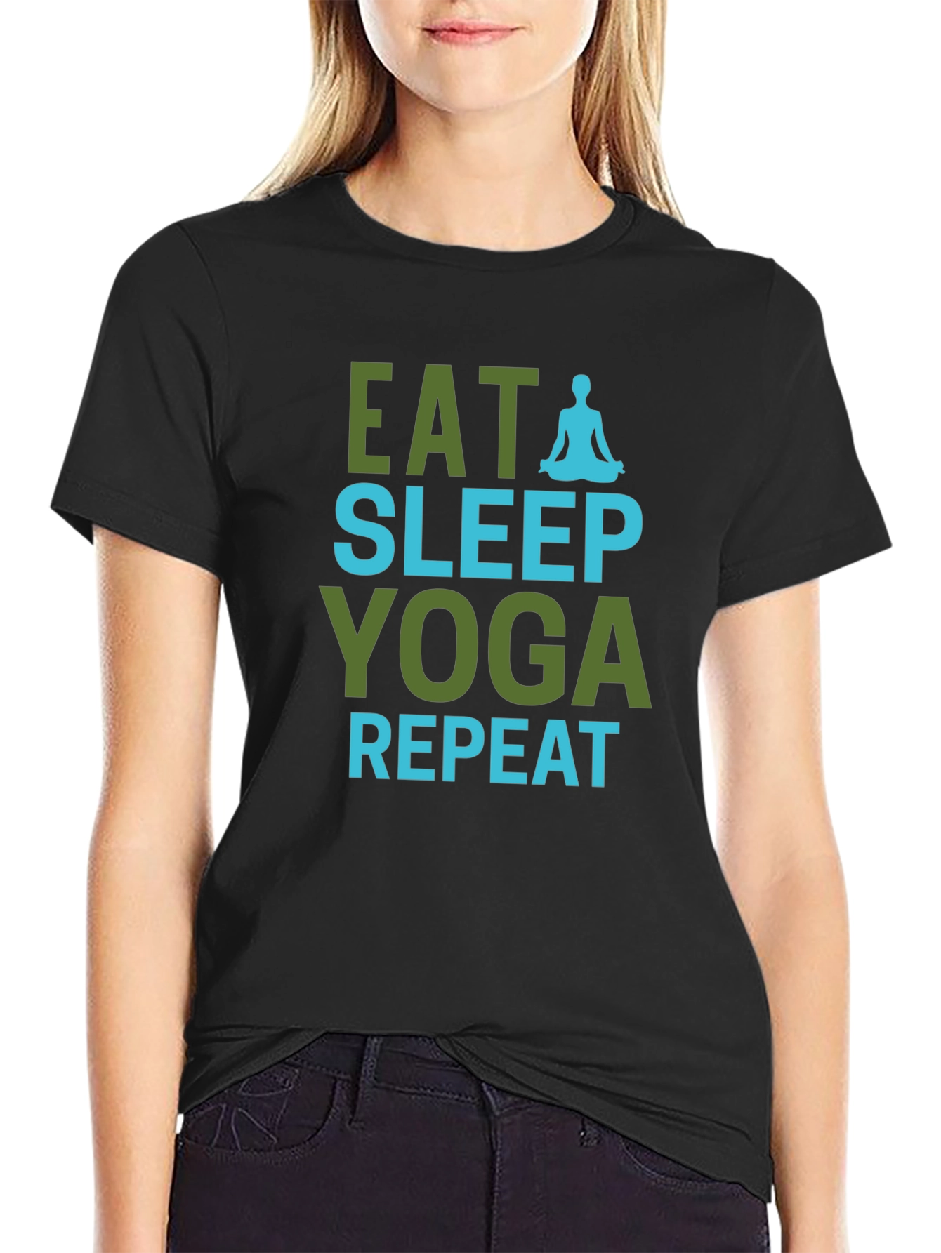 Eat Sleep Yoga Repeat T-Shirt