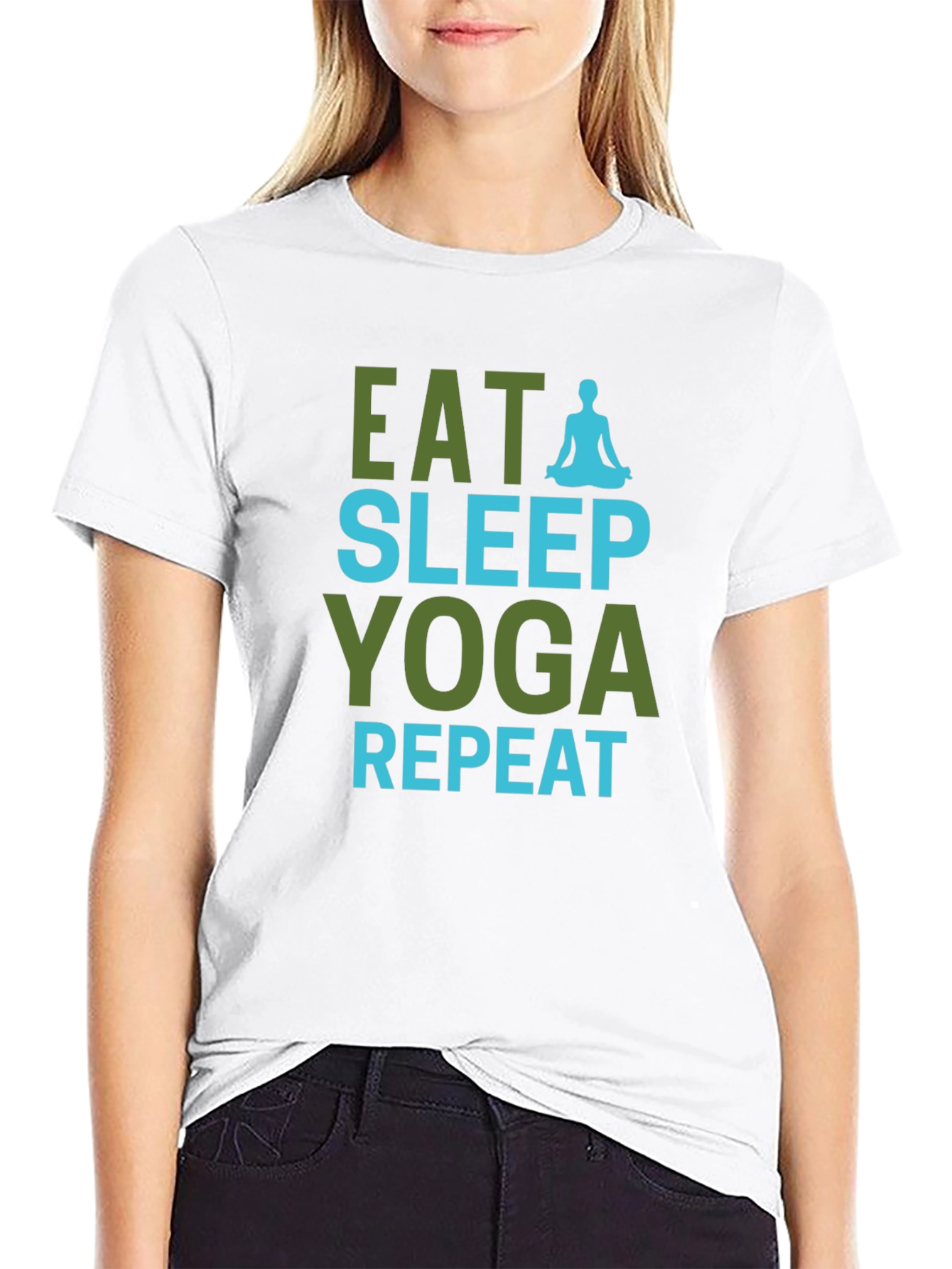 Eat Sleep Yoga Repeat T-Shirt